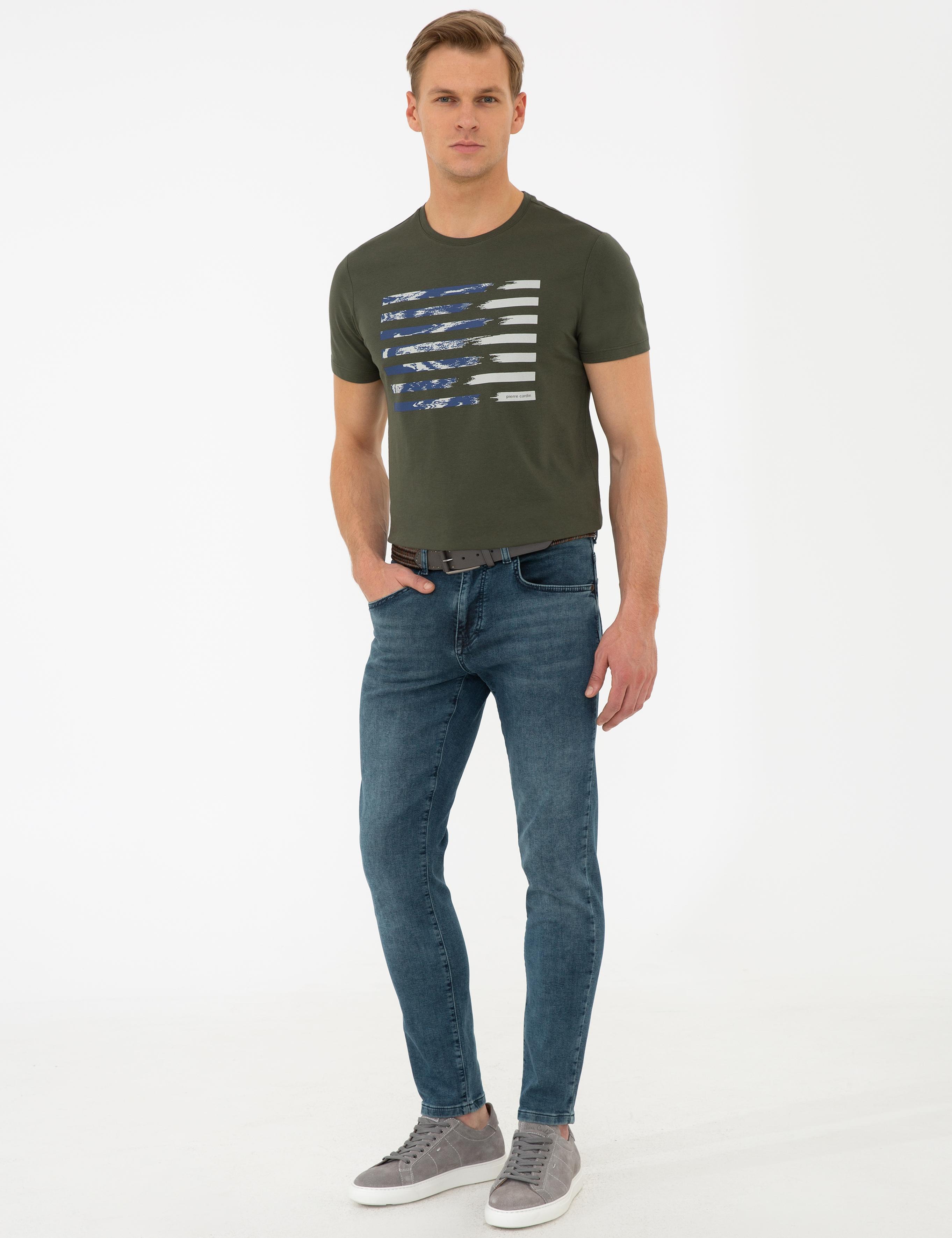 Koyu Mavi Slim Fit Jean Pantolon