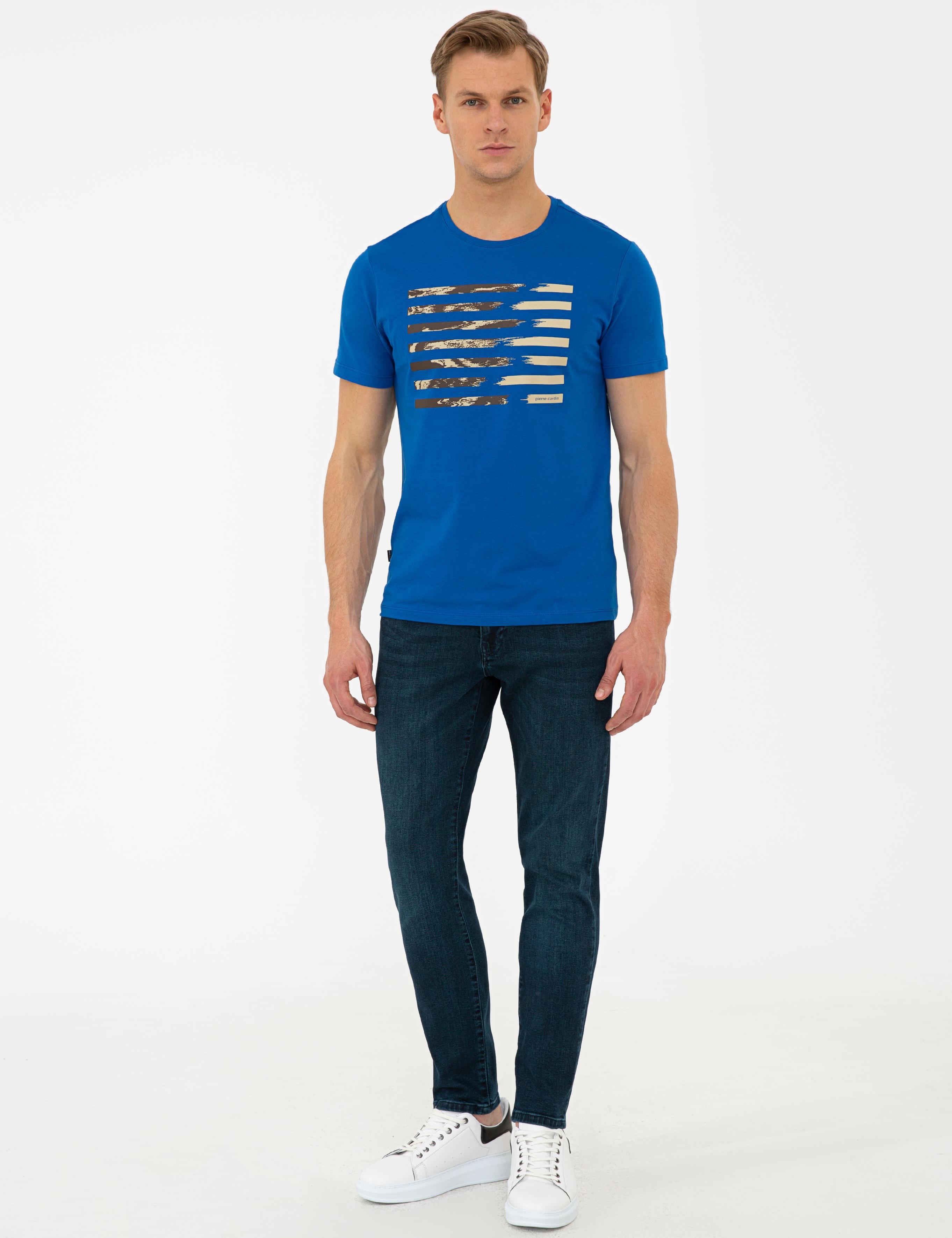 Lacivert Slim Fit Jean Pantolon