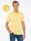 Sarı Slim Fit Polo Yaka Tişört