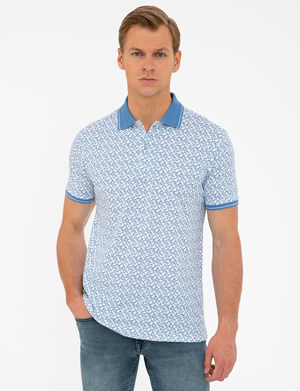 Koyu Mint Slim Fit Polo Yaka Tişört