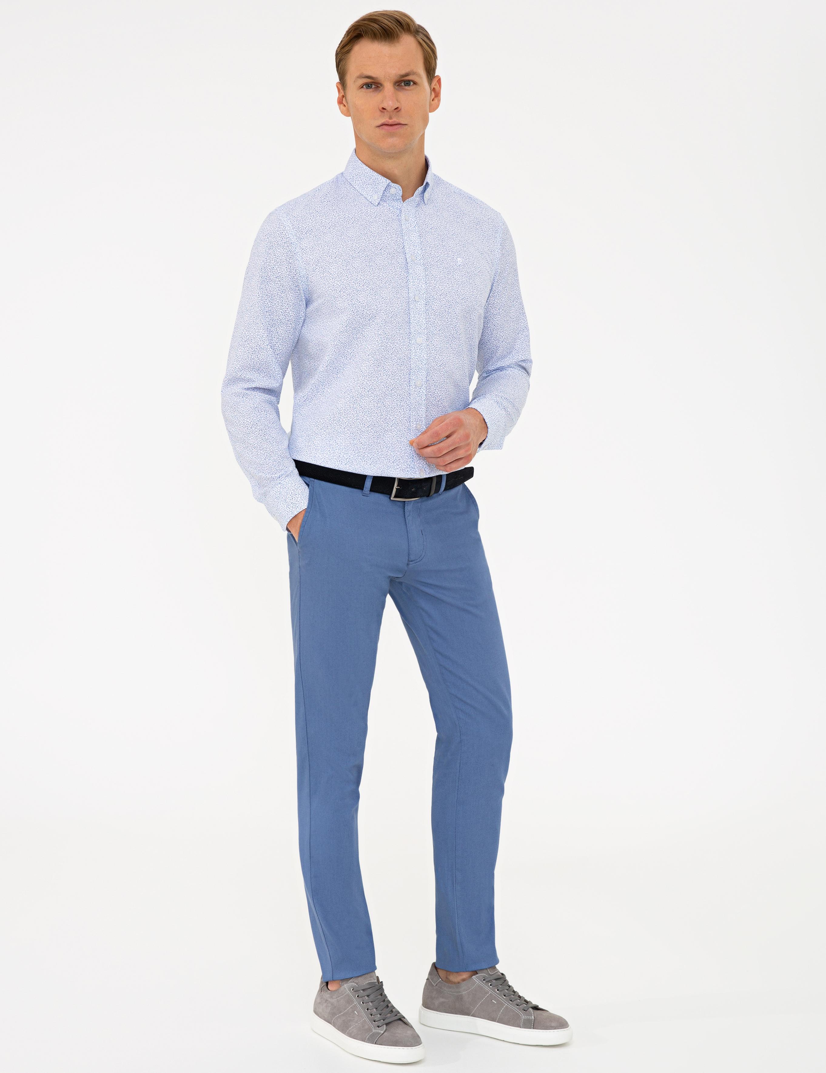 Mavi Slim Fit Kanvas Pantolon
