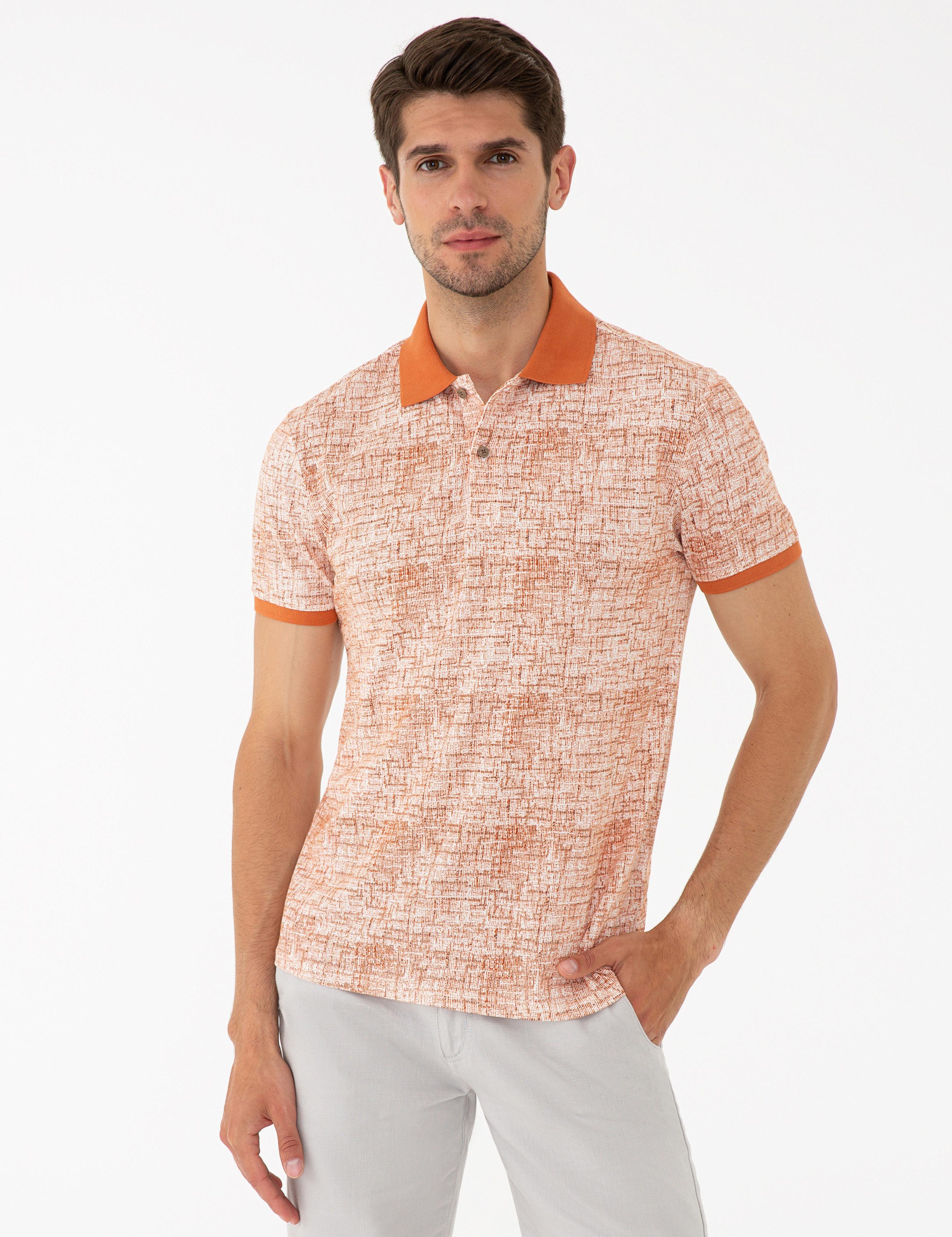 Turuncu Slim Fit Tişört