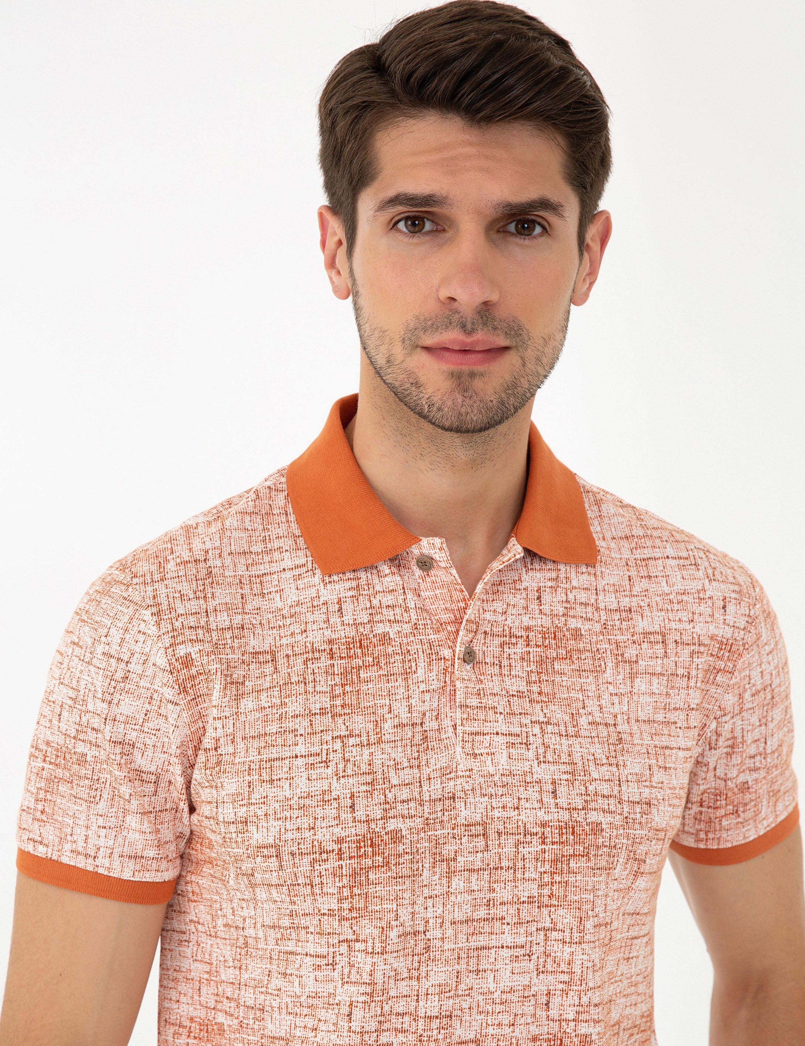 Turuncu Slim Fit Tişört