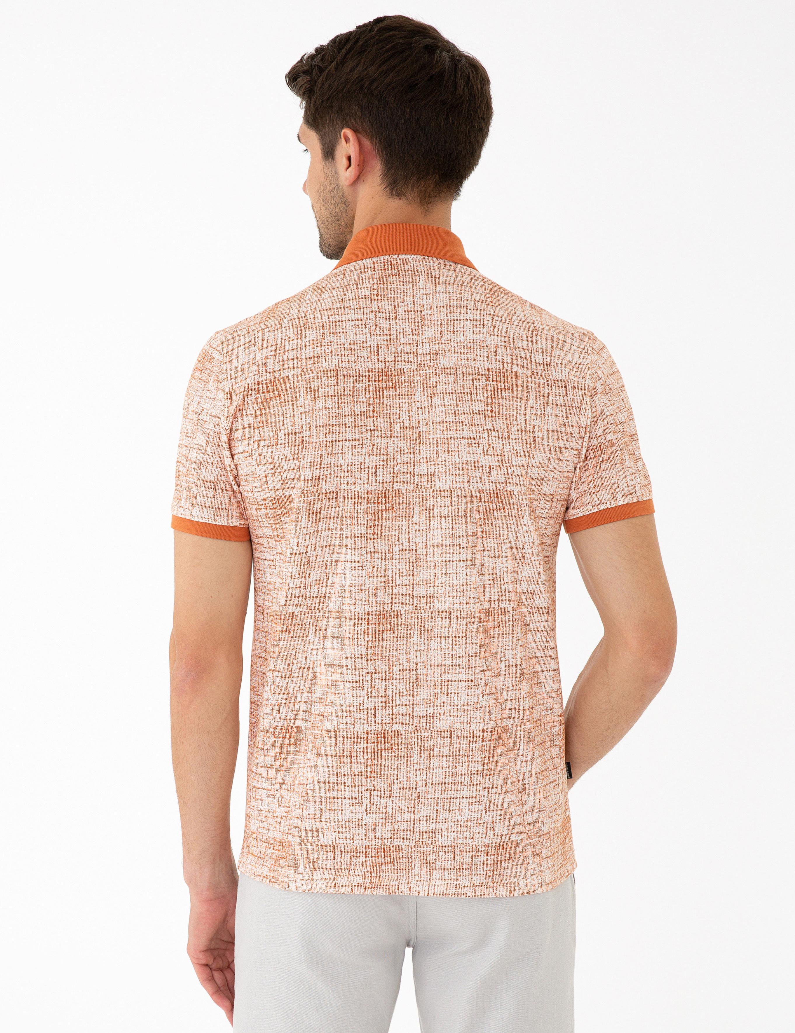 Turuncu Slim Fit Tişört