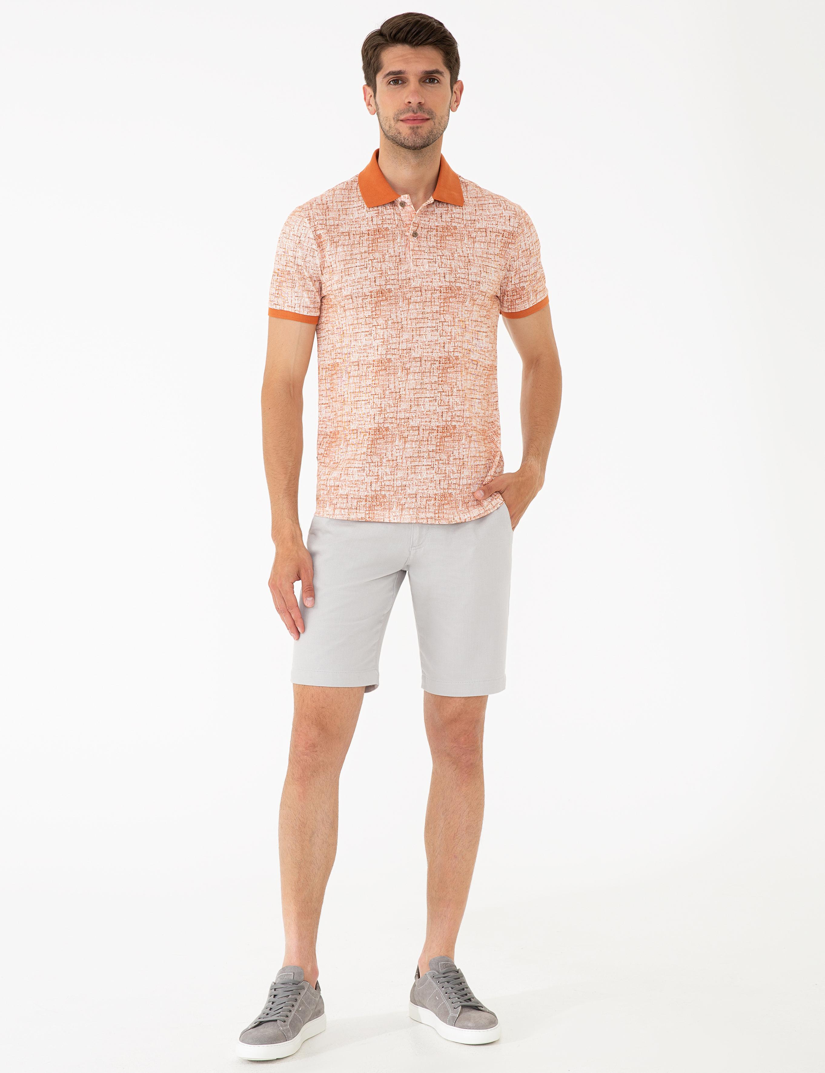 Turuncu Slim Fit Tişört