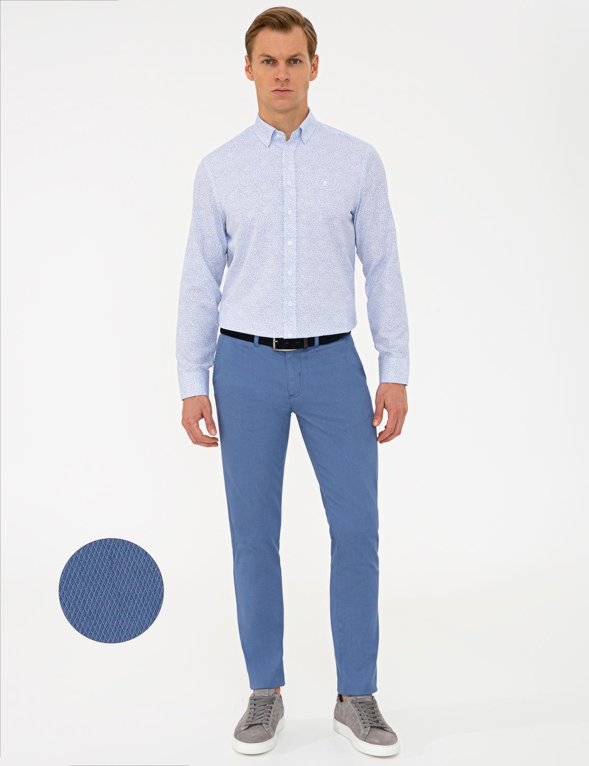 Mavi Slim Fit Kanvas Pantolon