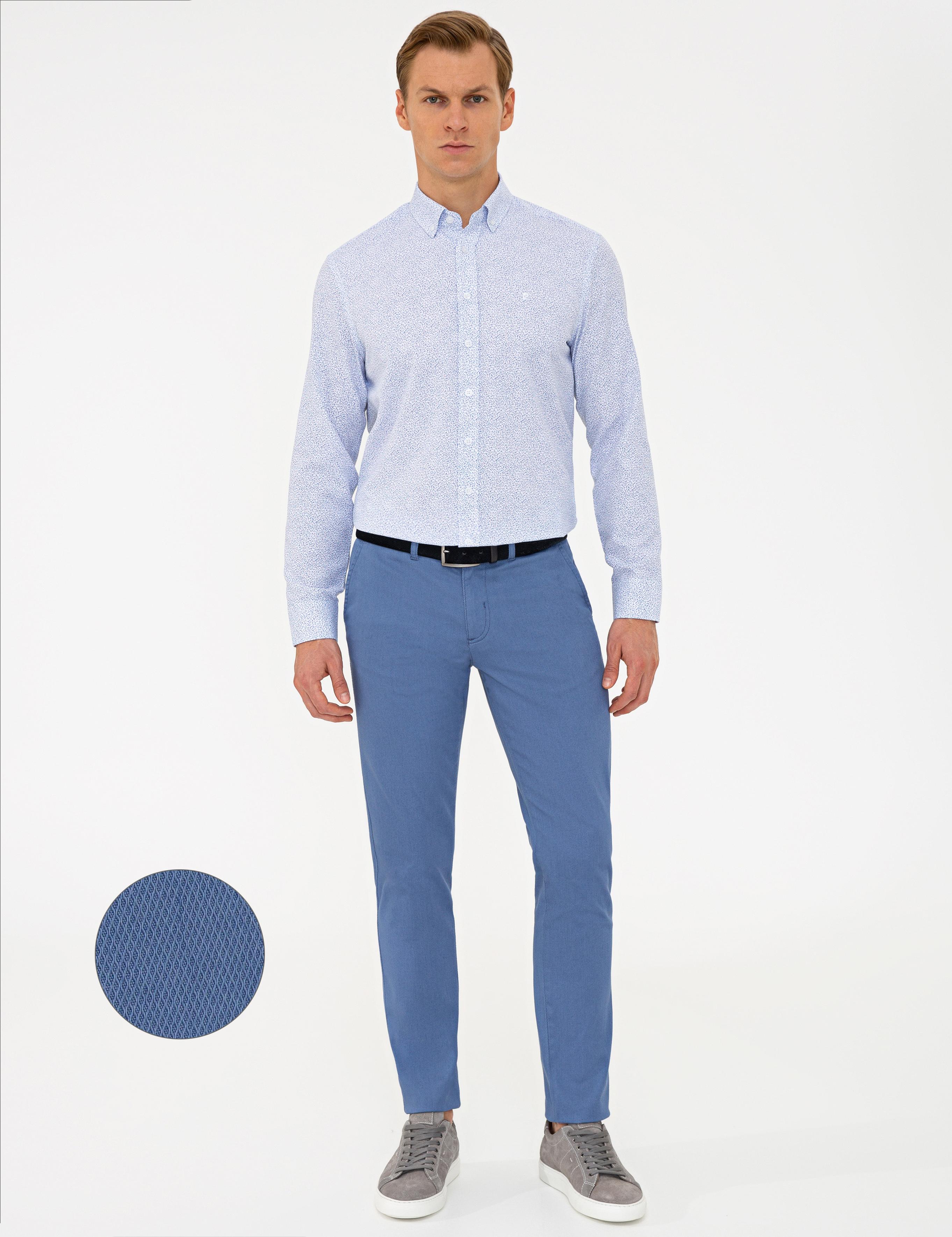 Mavi Slim Fit Kanvas Pantolon