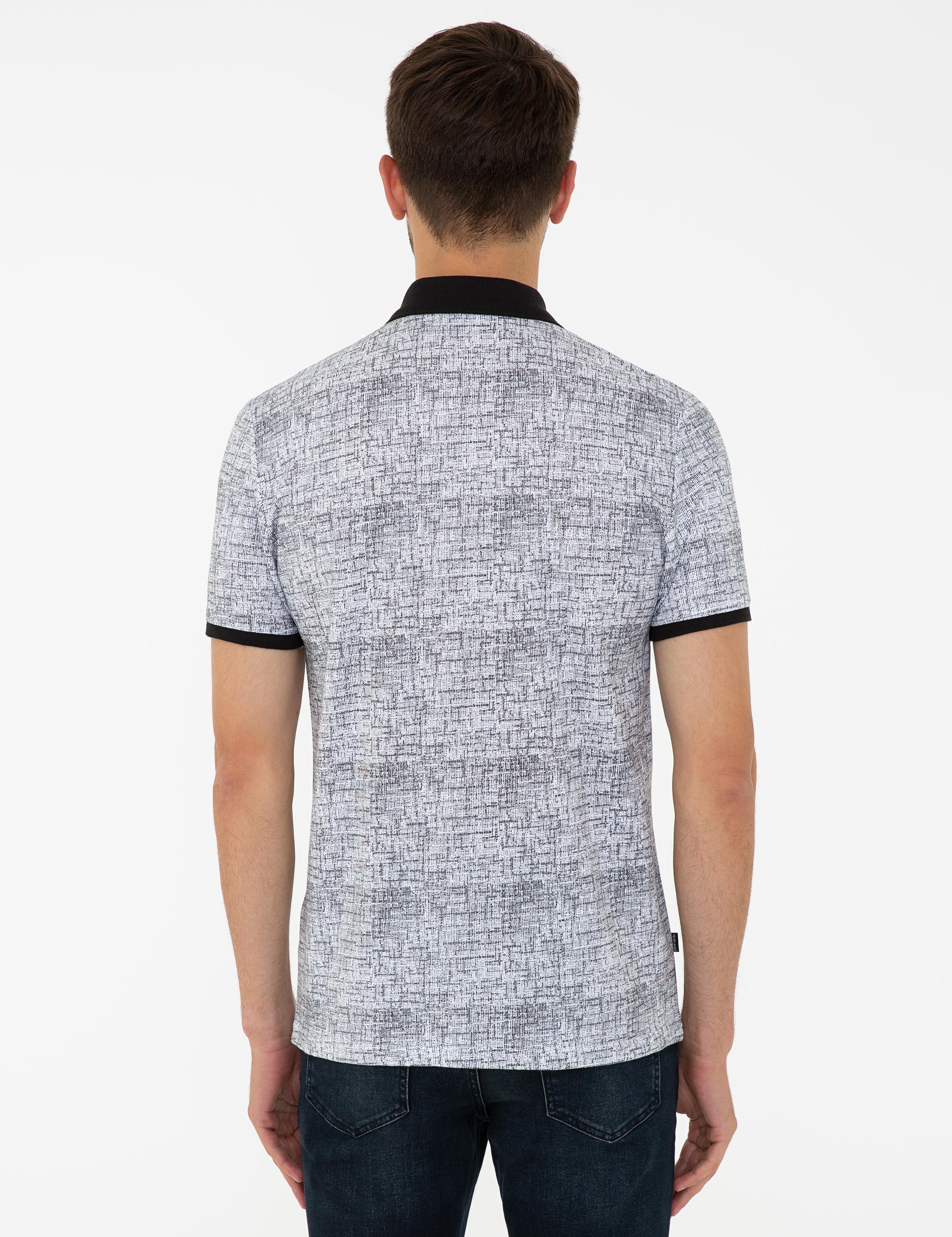 Siyah Slim Fit Polo Yaka Tişört