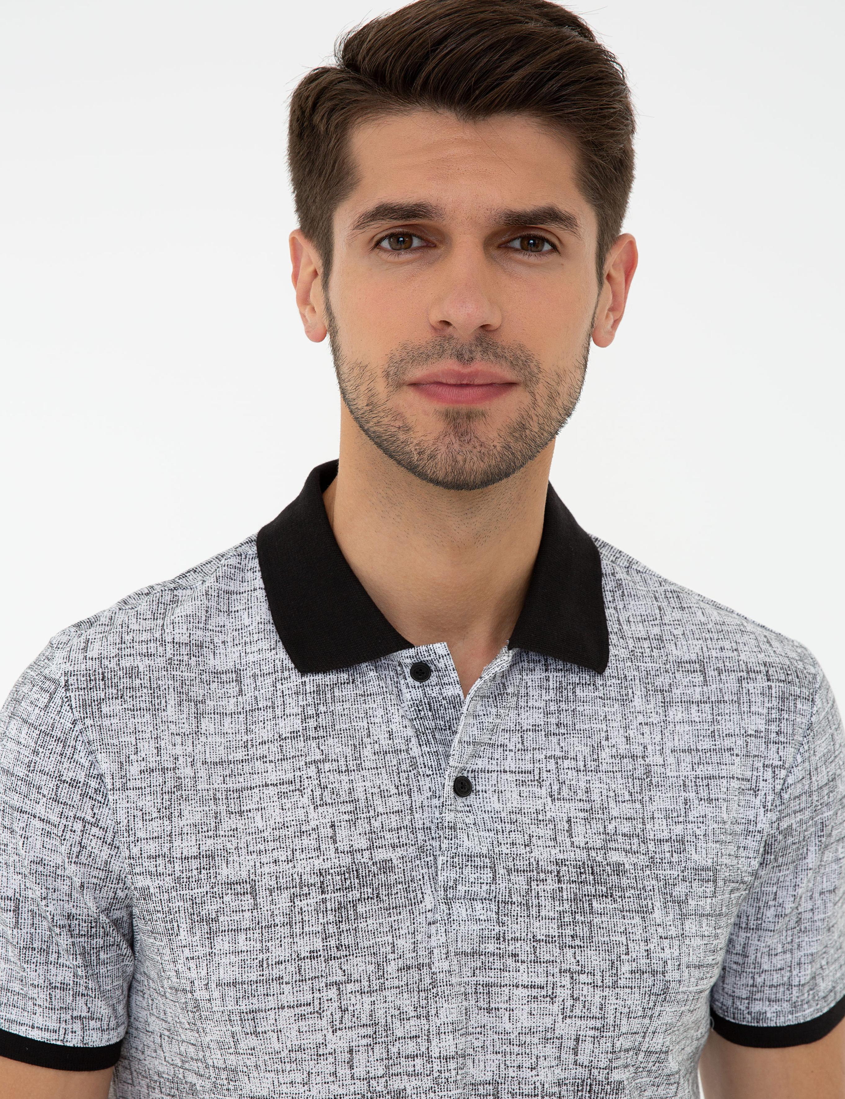 Siyah Slim Fit Polo Yaka Tişört