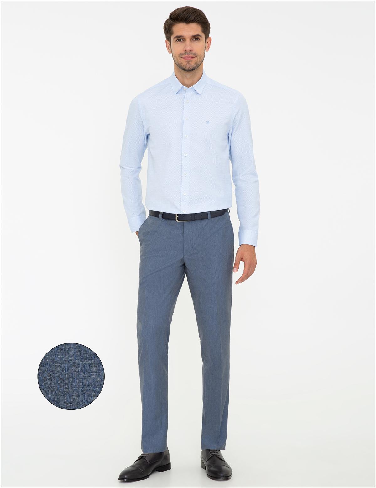 Koyu Mavi Slim Fit Pantolon