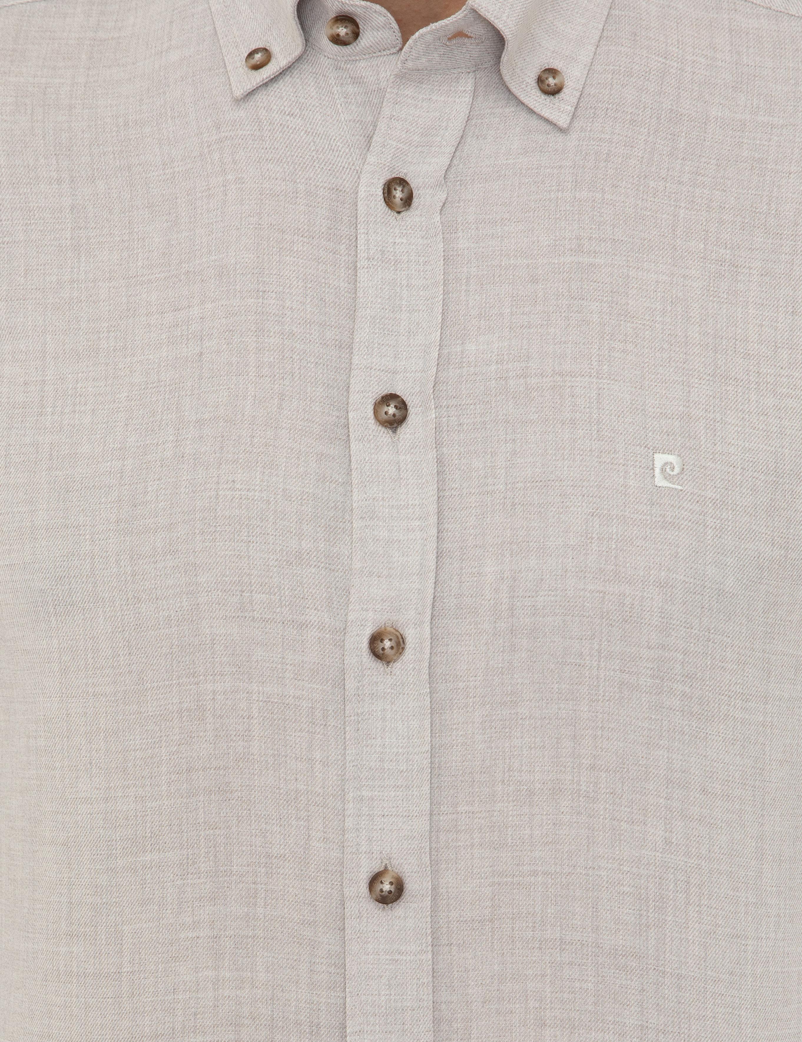 Bej Slim Fit Gömlek