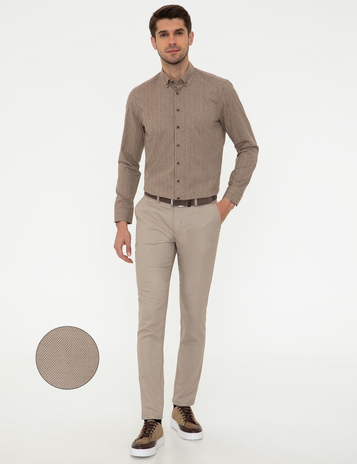 Vizon Slim Fit Kanvas Pantolon