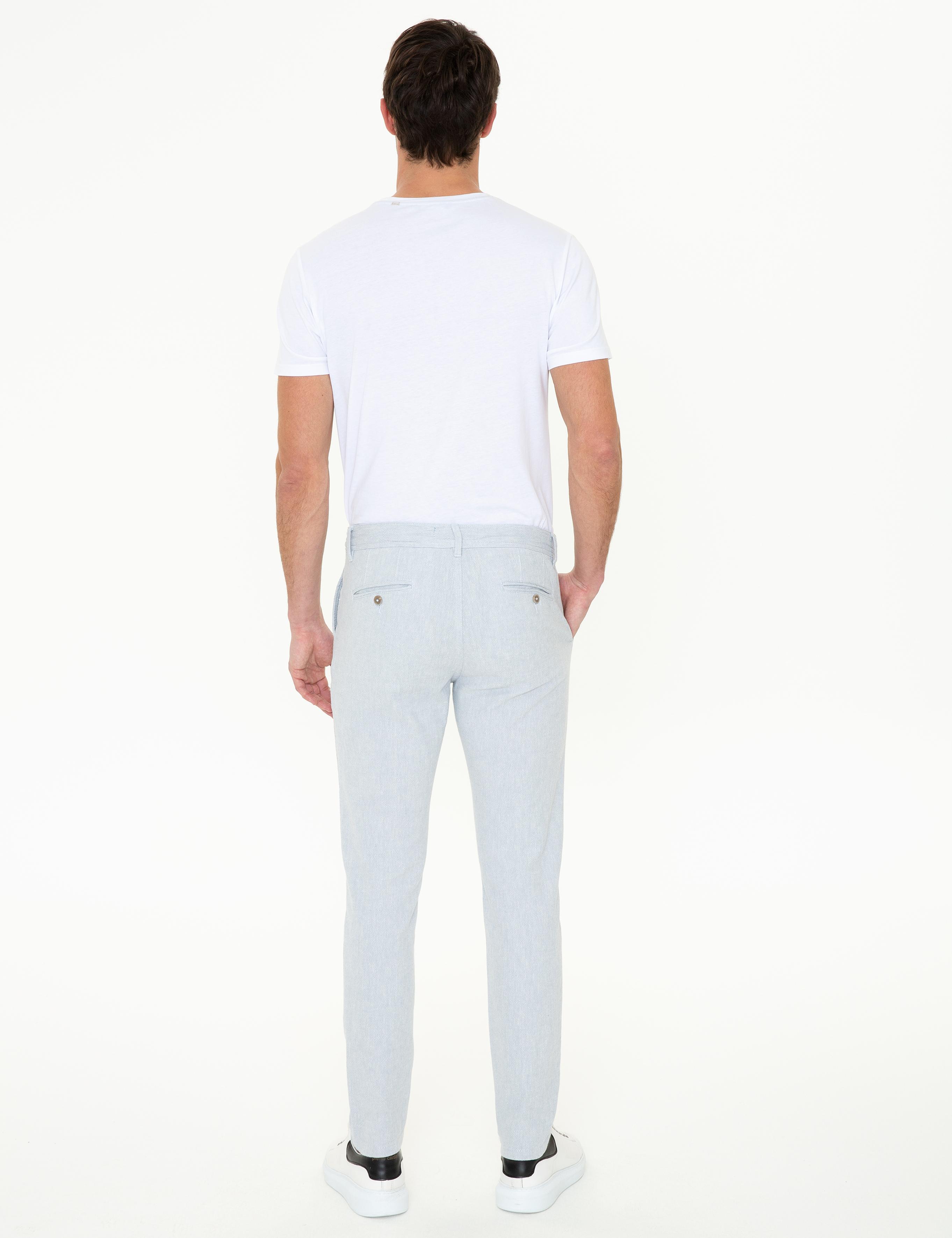 Açık Mavi Jogger Chino Pantolon