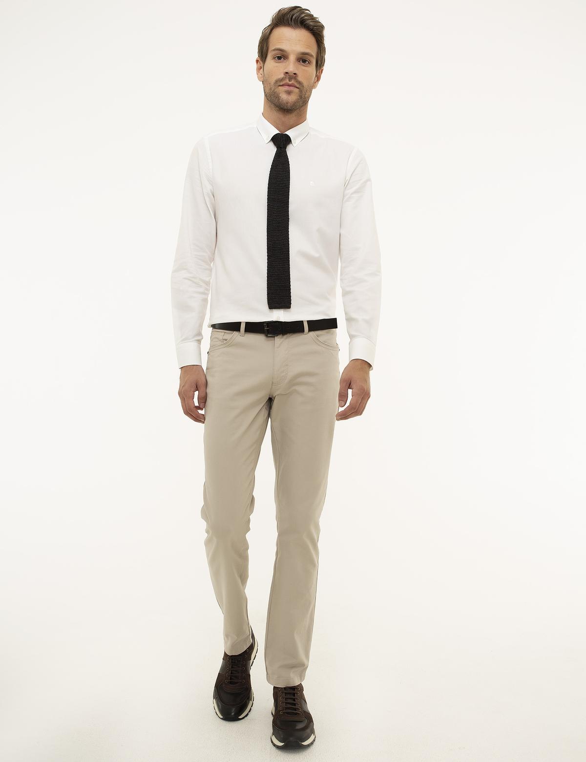 Taş Slim Fit Chino Pantolon
