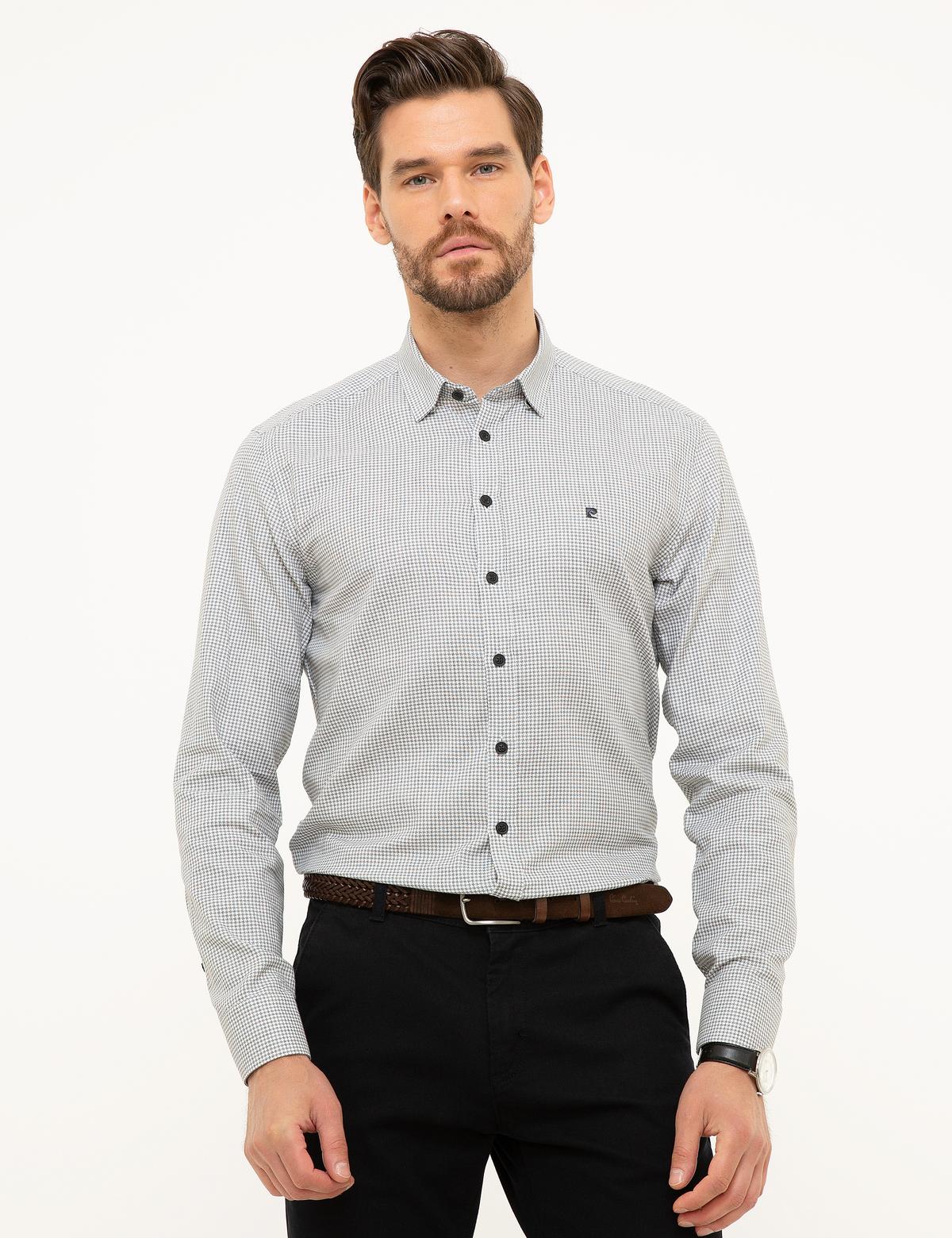 Siyah Slim Fit Uzun Kollu Gömlek