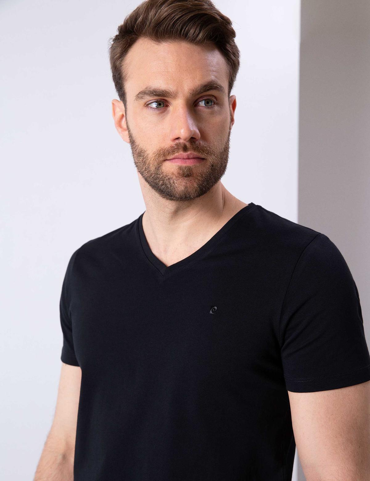 Siyah Slim Fit T-Shirt