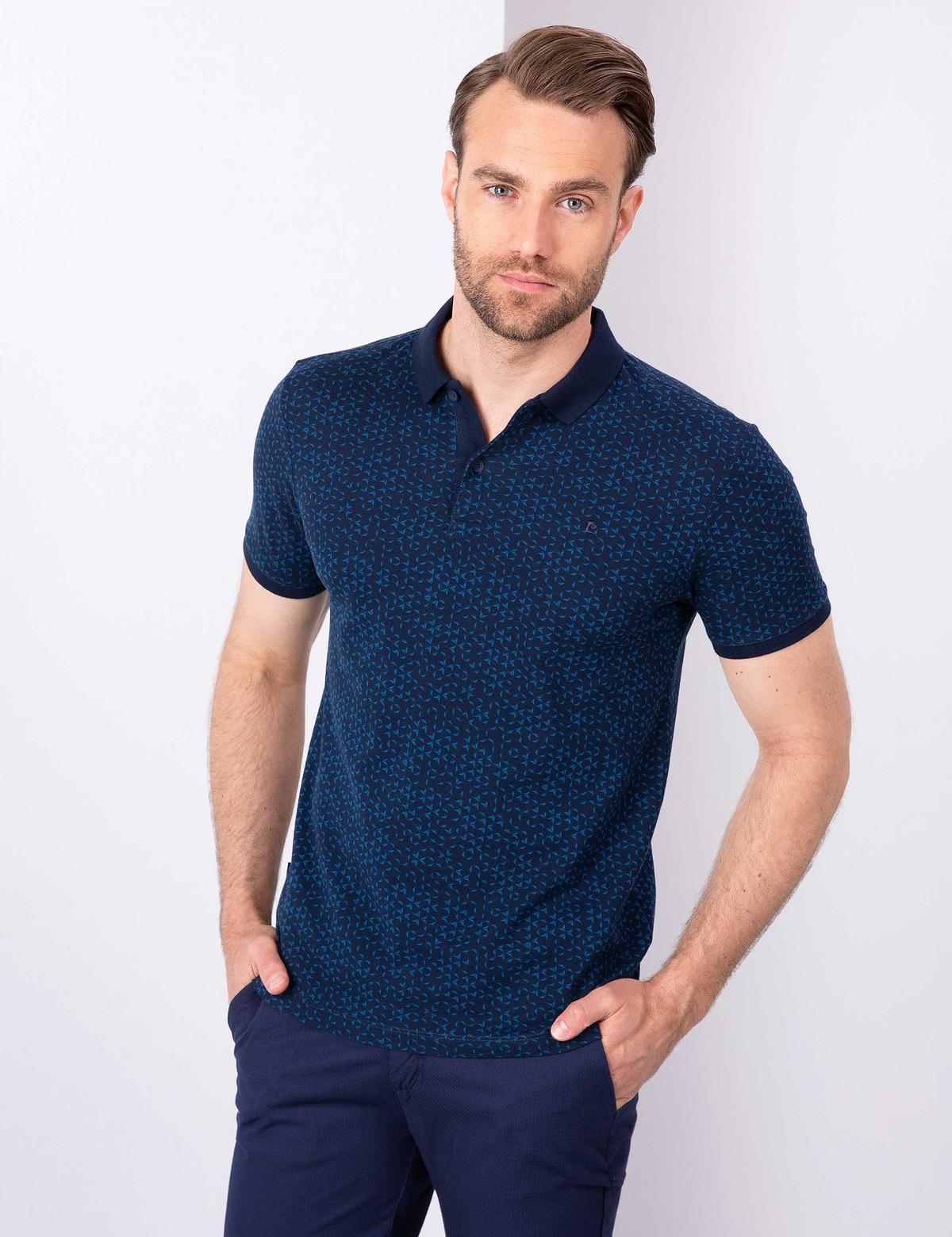 Lacivert Slim Fit T-Shirt