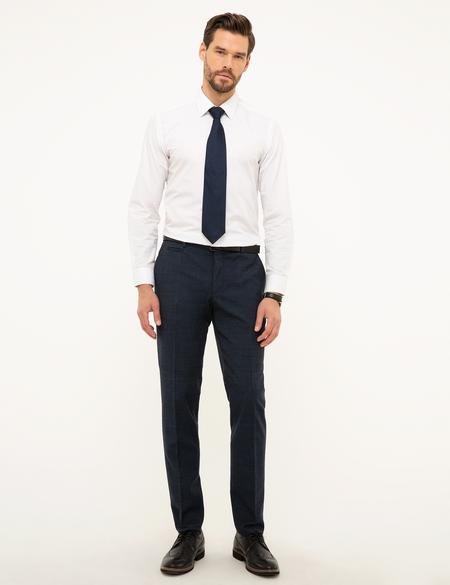 Açık Lacivert Ex. Slim Fit Kumaş Pantolon