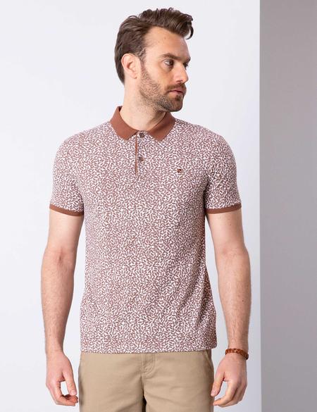 Açık Kahverengi Slim Fit Tişört