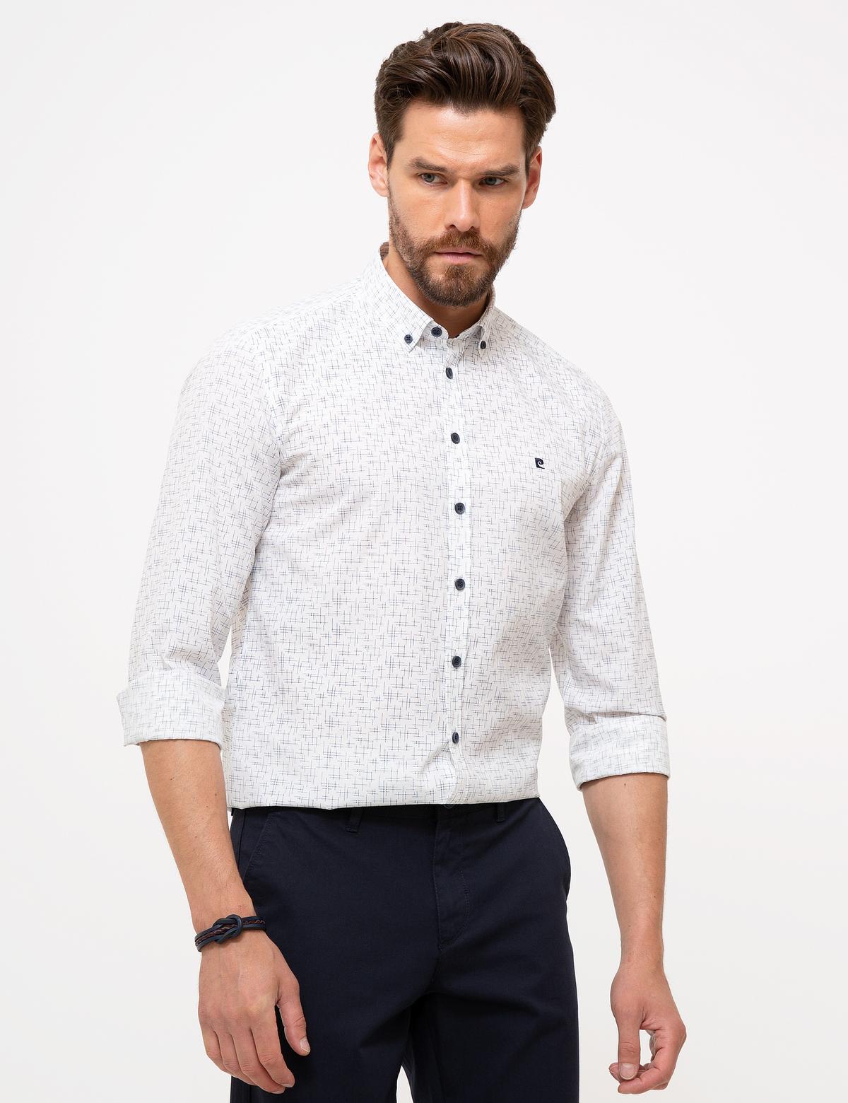 Beyaz Slim Fit Gömlek