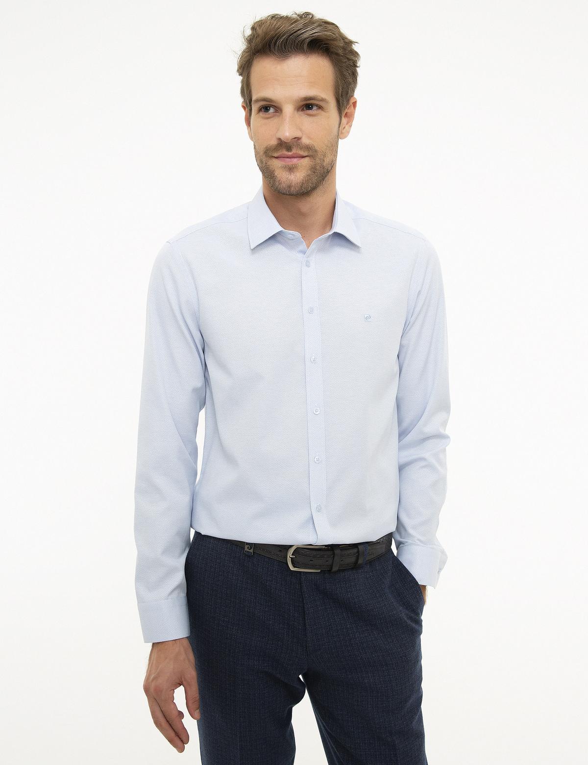 Açık Mavi Slim Fit Gömlek