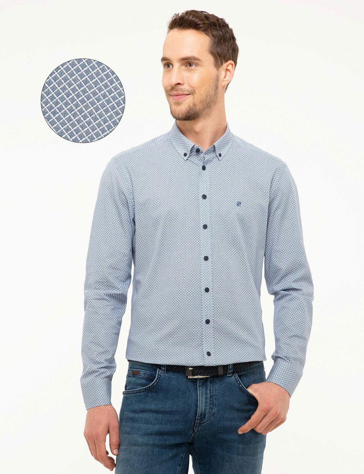 Lacivert Slim Fit Gömlek