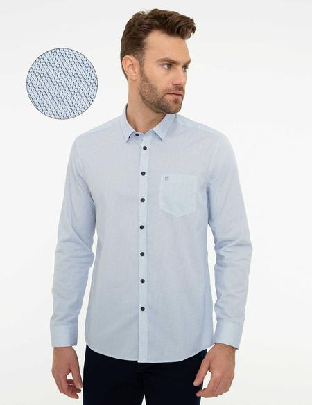 Mavi Regular Fit Uzun Kollu Gömlek