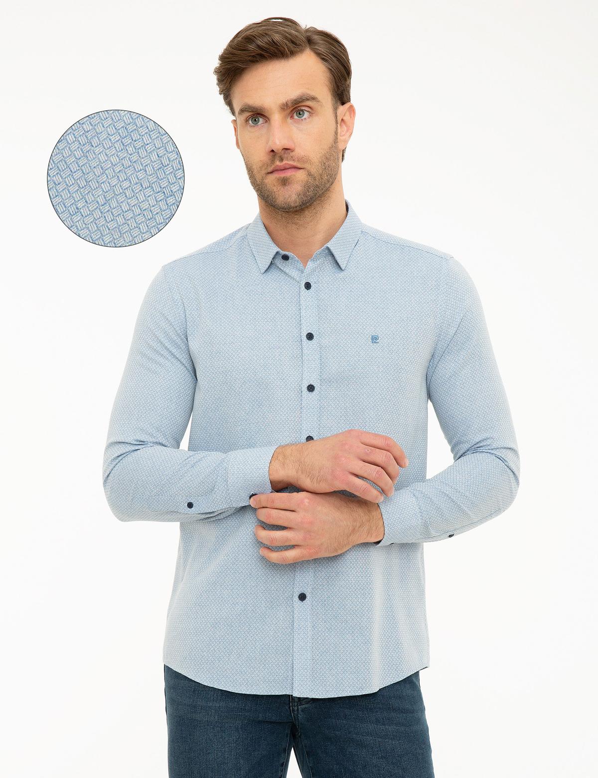 Mavi Slim Fit Gömlek