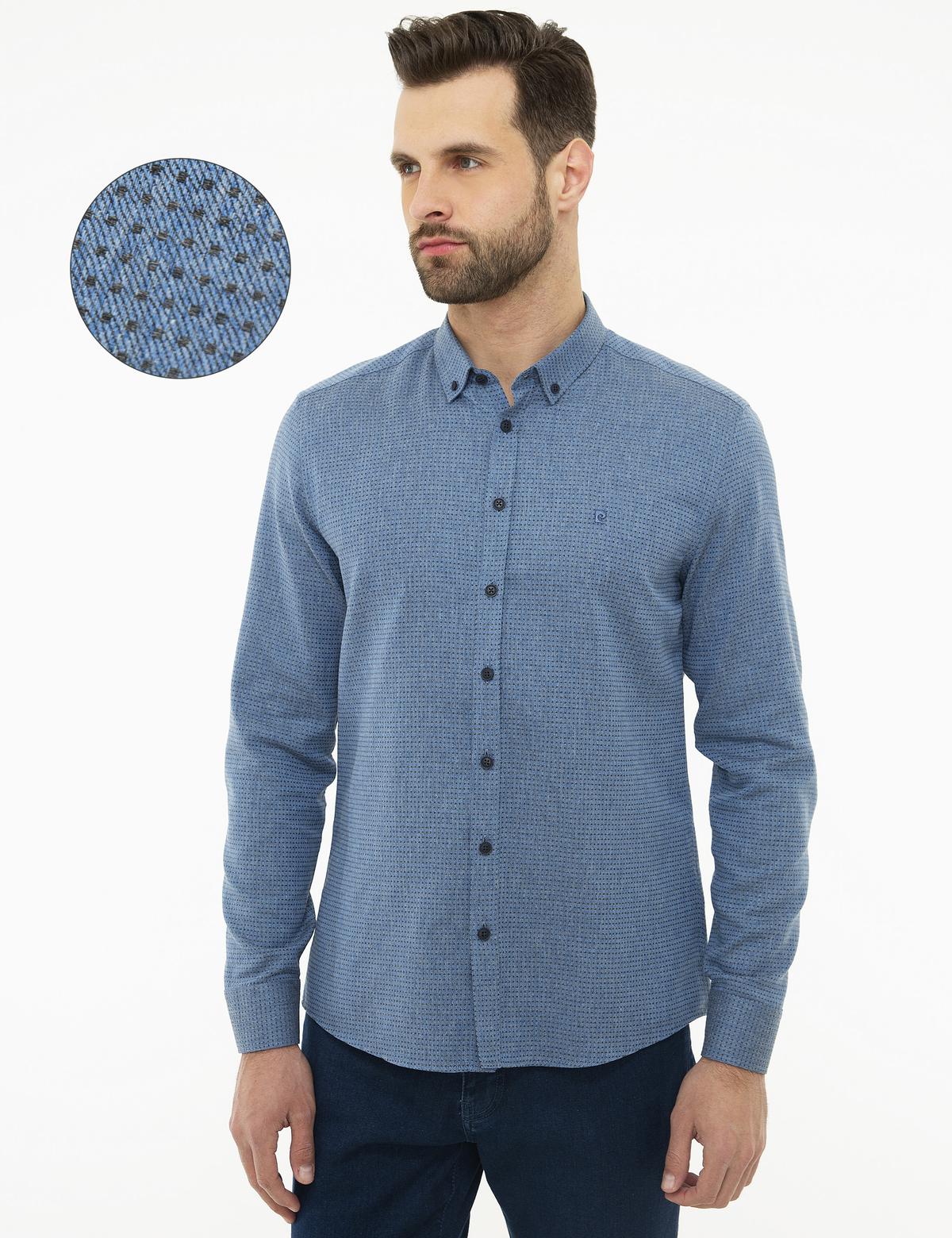 Mavi Slim Fit Gömlek