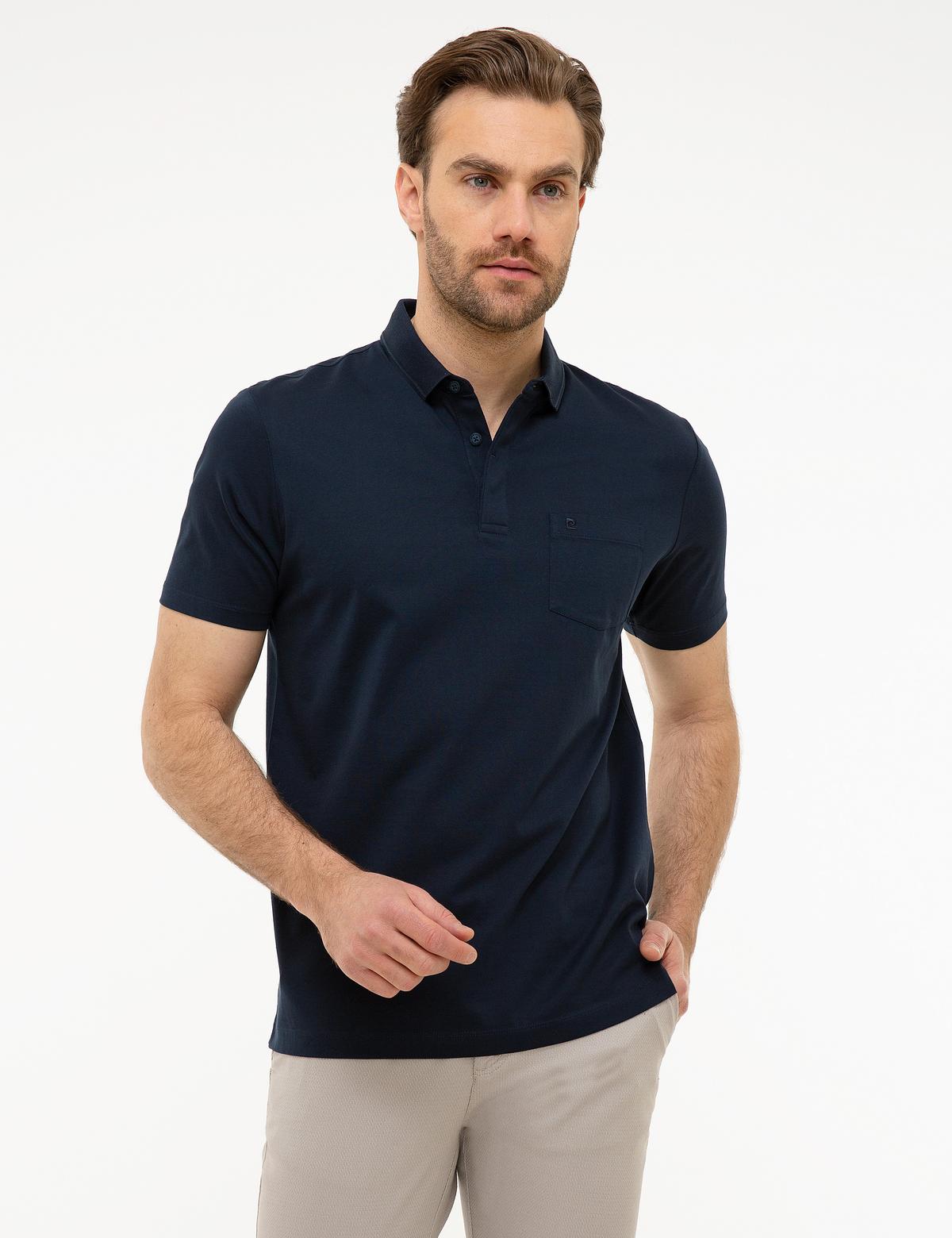 Koyu Lacivert Regular Fit Basic Tişört