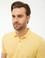 Sarı Slim Fit Basic Polo Yaka T-Shirt