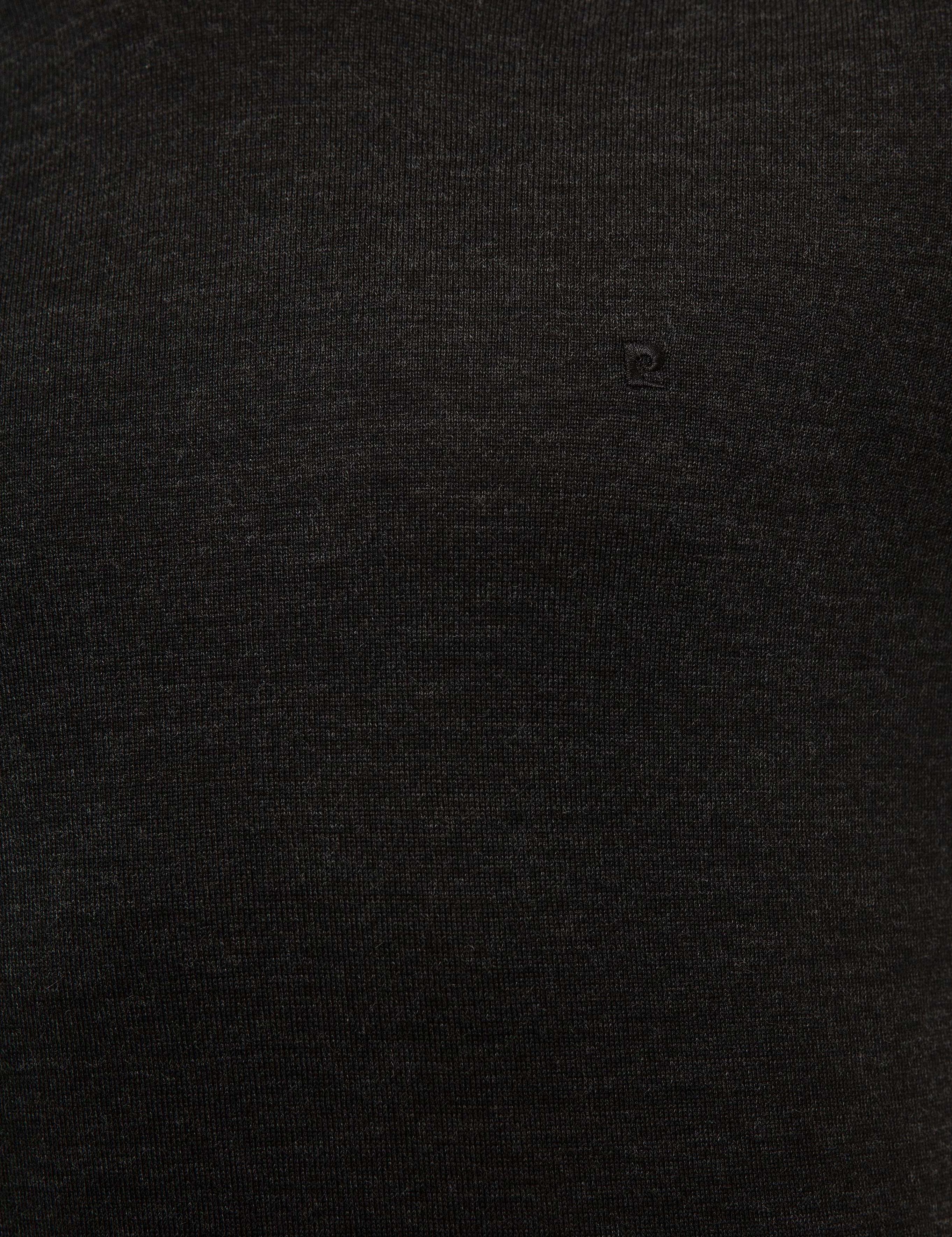 Antrasit Melanj Slim Fit Basic Kazak