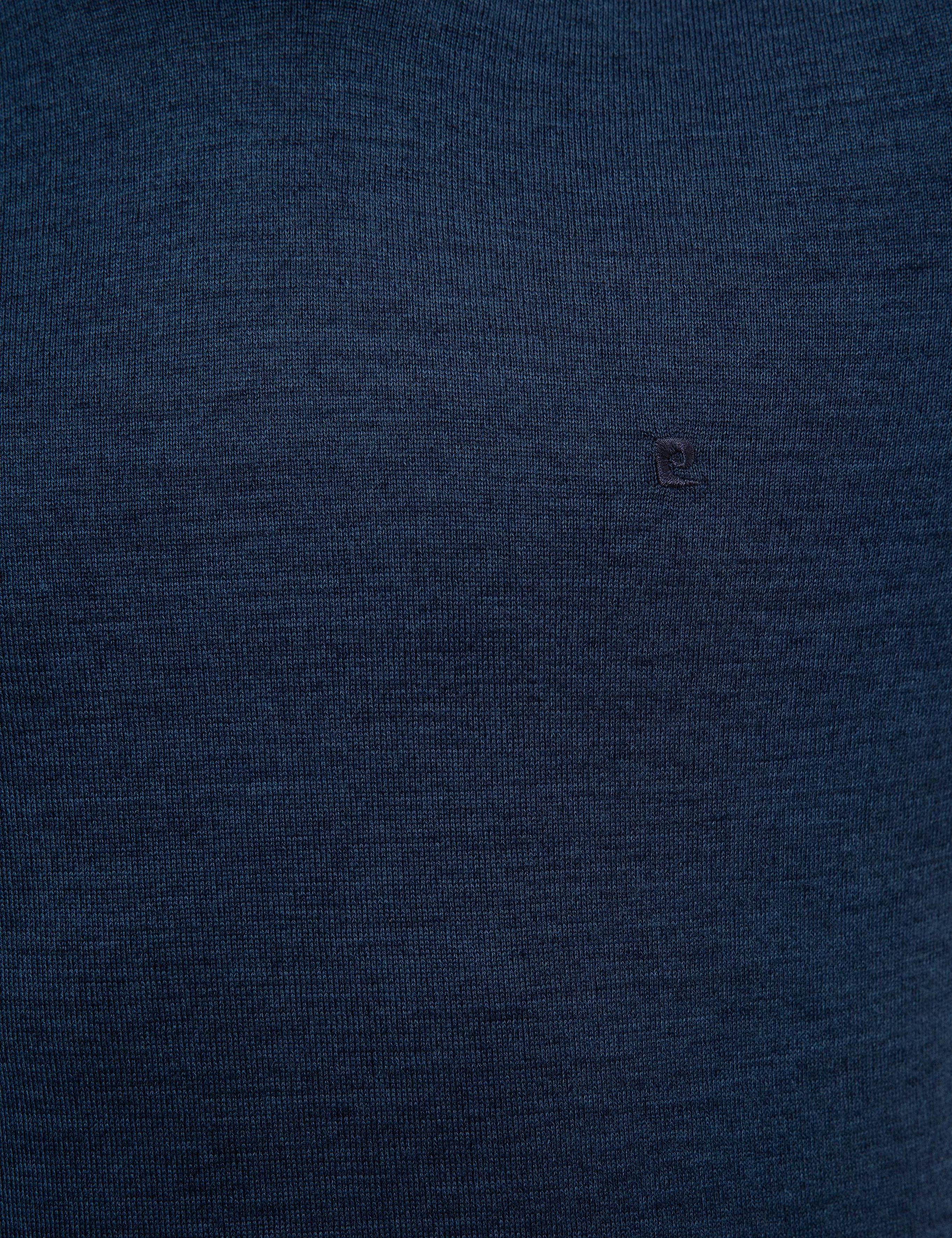 İndigo Slim Fit Basic Kazak