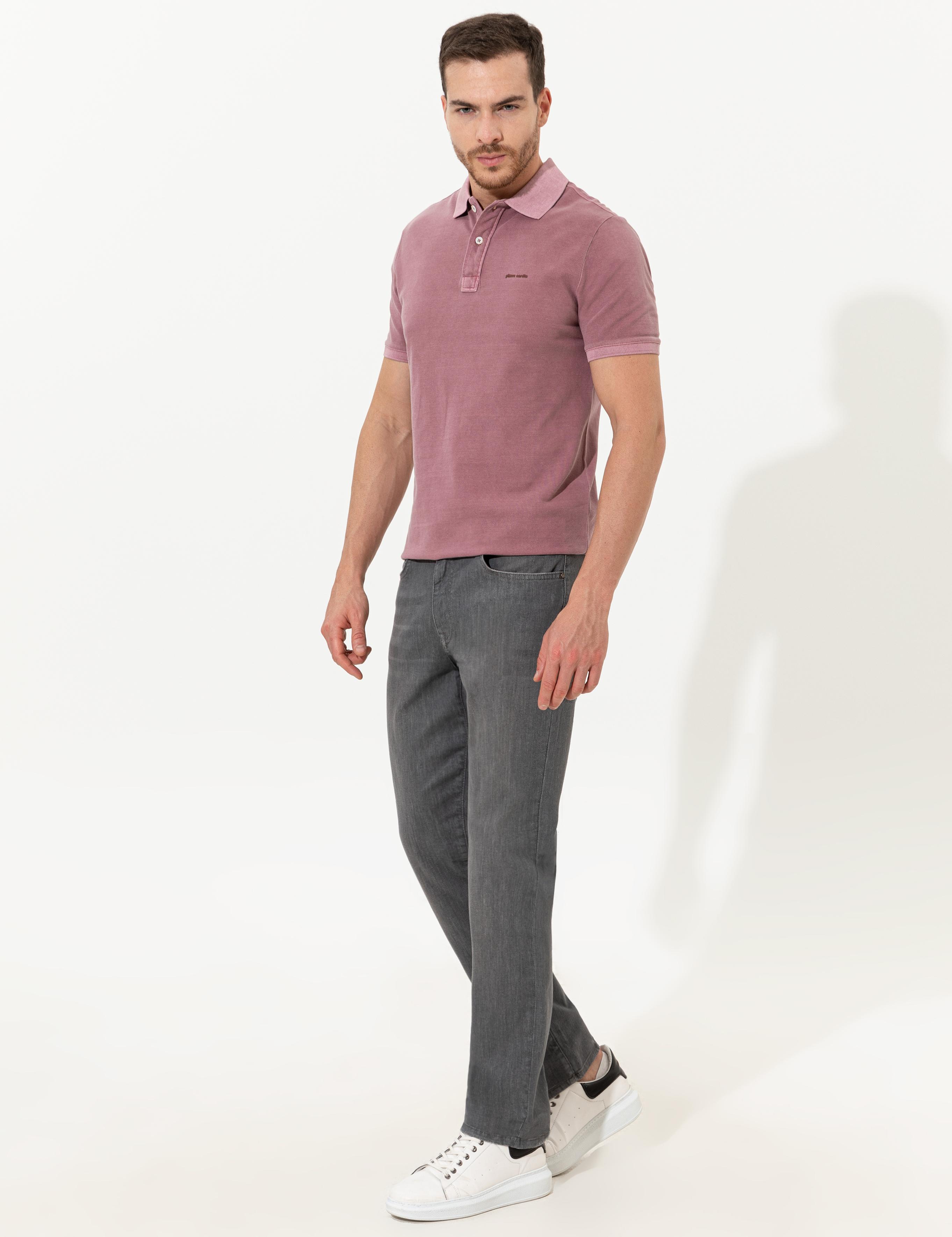 Gri Straight Fit Jean Pantolon