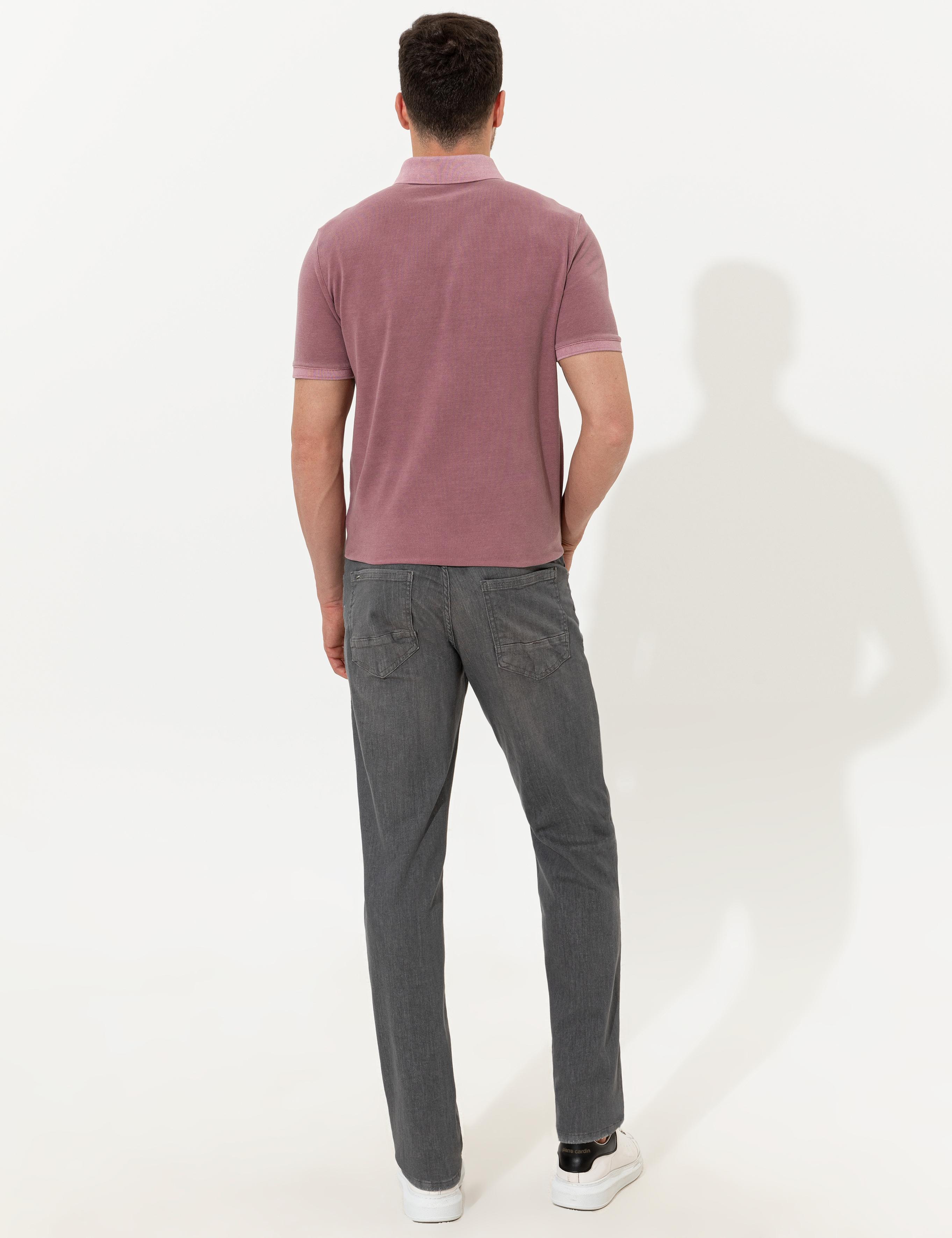 Gri Straight Fit Jean Pantolon