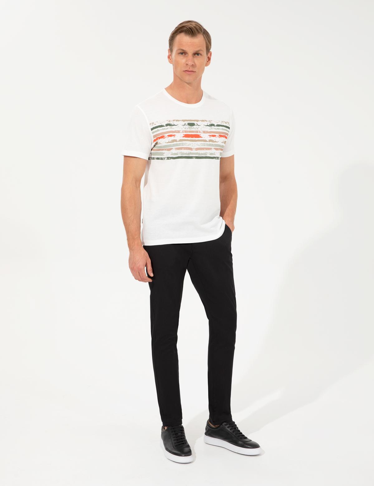 Siyah Slim Fit Chino Pantolon