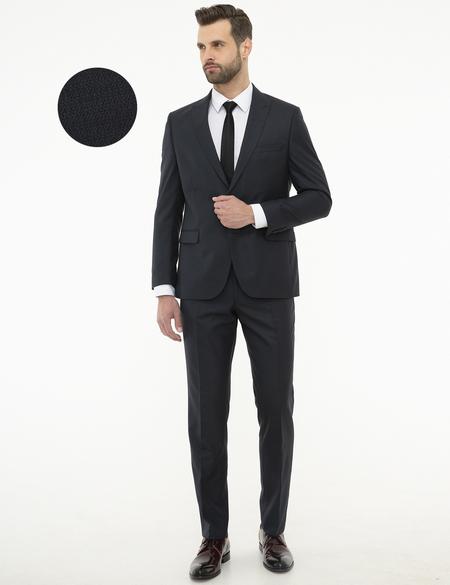 Lacivert Slim Fit Takım Elbise