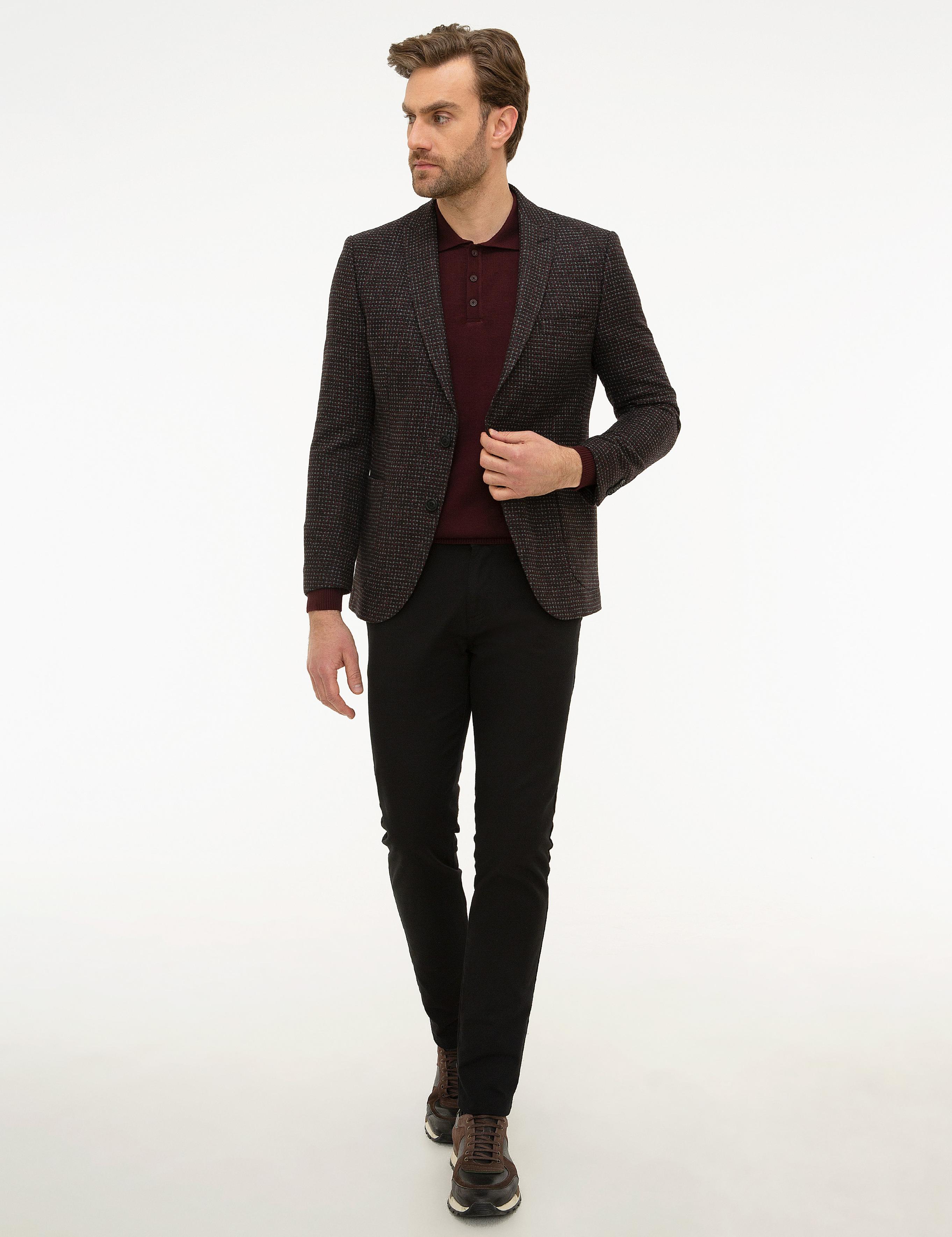 Siyah Ex. Slim Fit Ceket