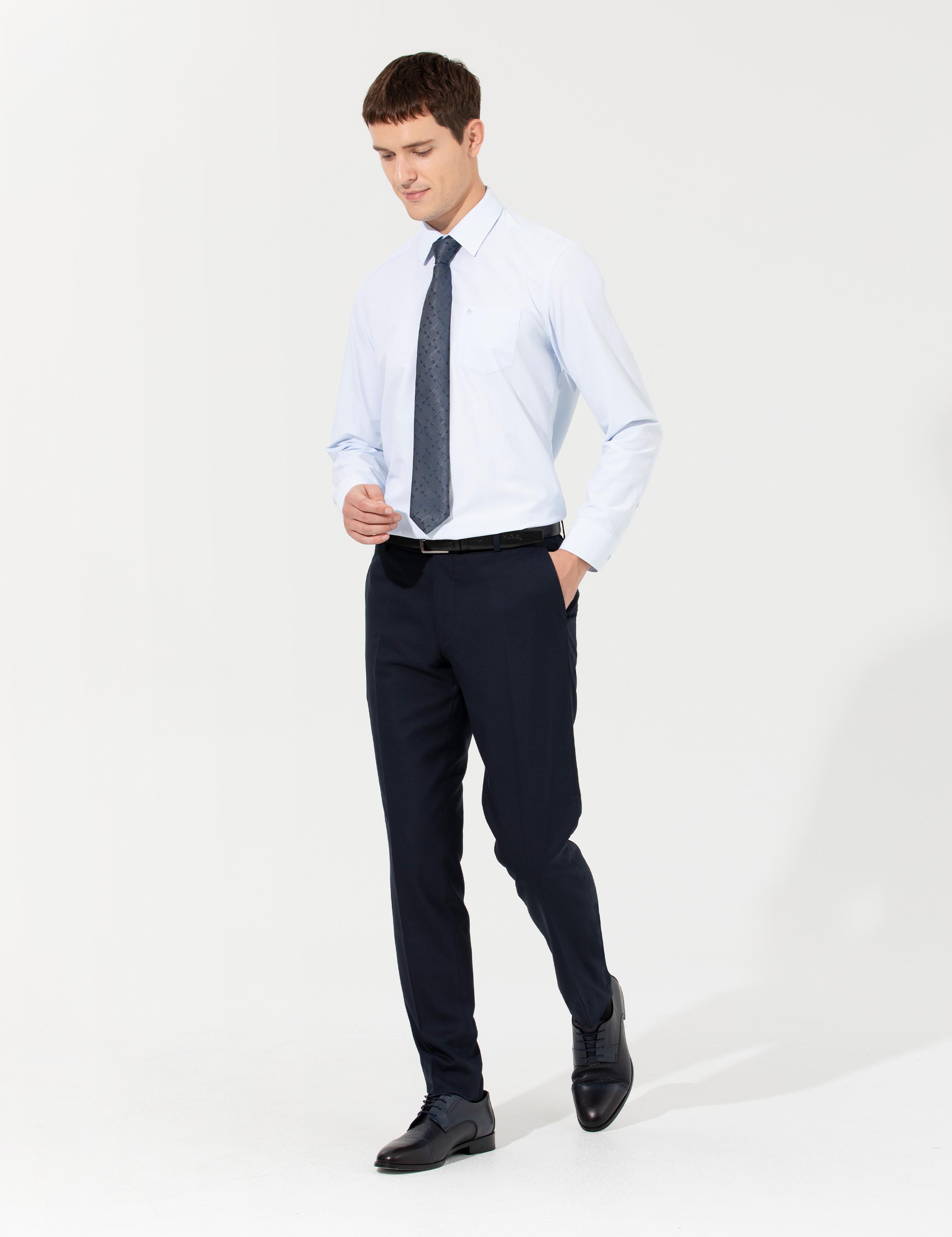 Açık Mavi Regular Fit Uzun Kollu Basic Gömlek