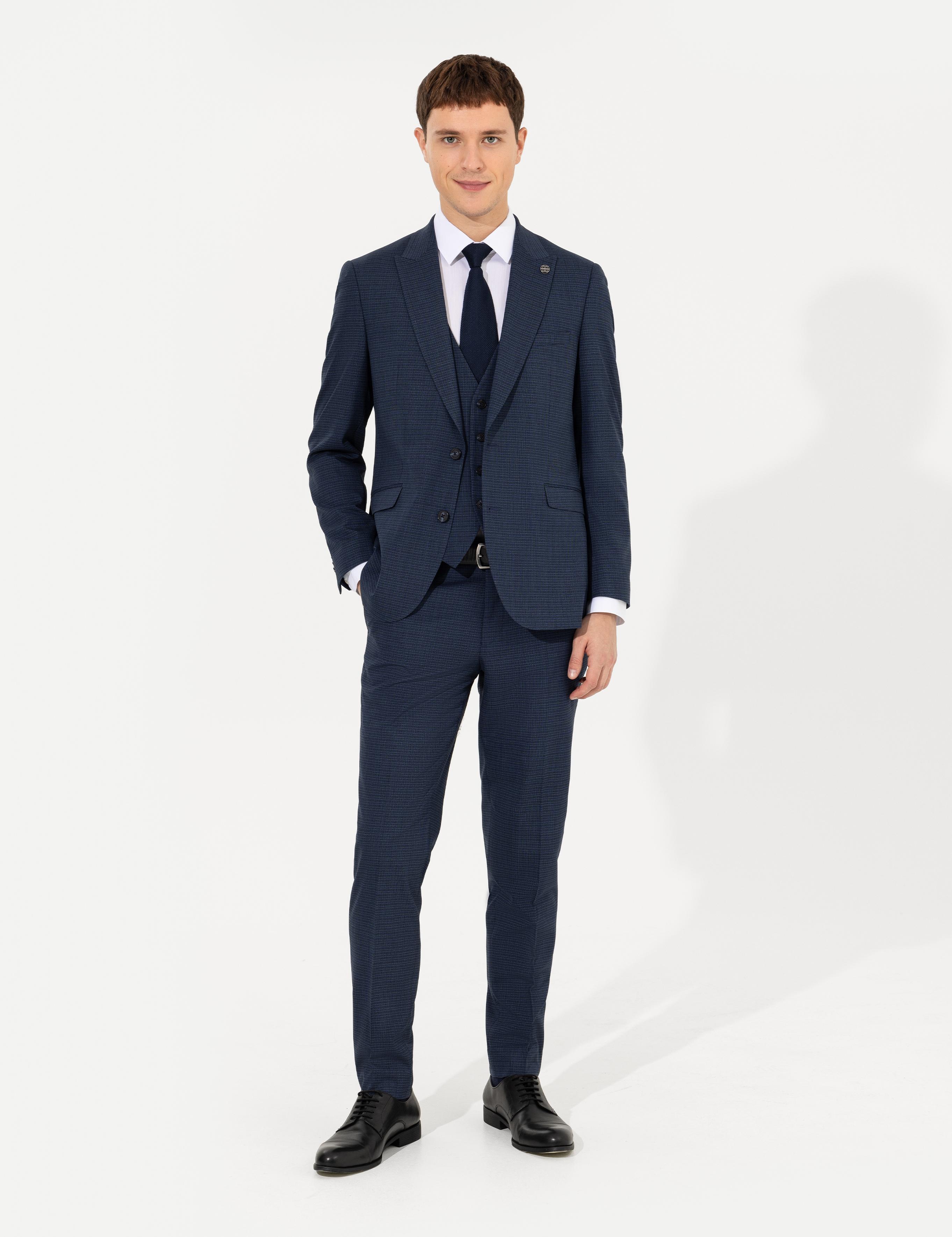 Lacivert Ex. Slim Fit Takım Elbise