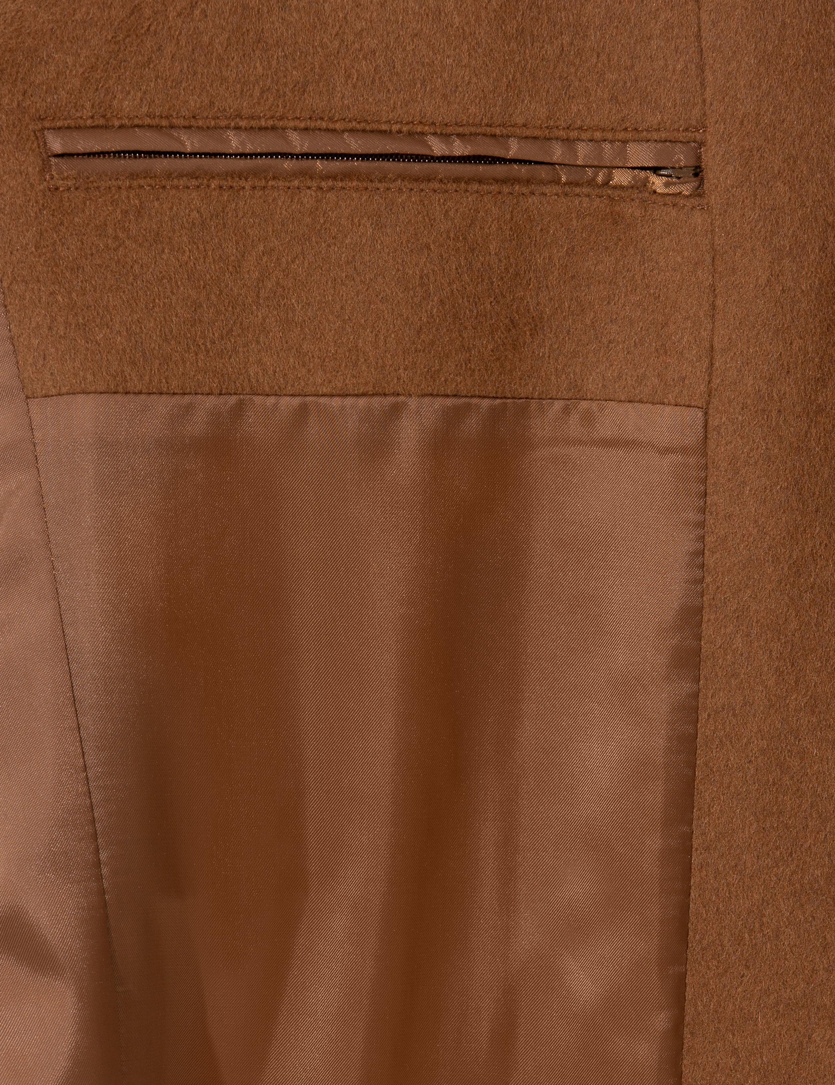 Camel Ex. Slim Fit Kaşe Kaban
