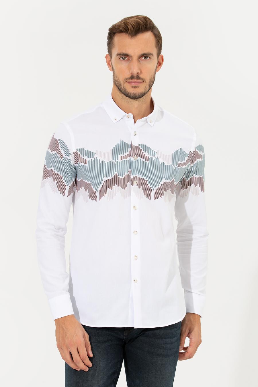 Yeşil Slim Fit Gömlek_1