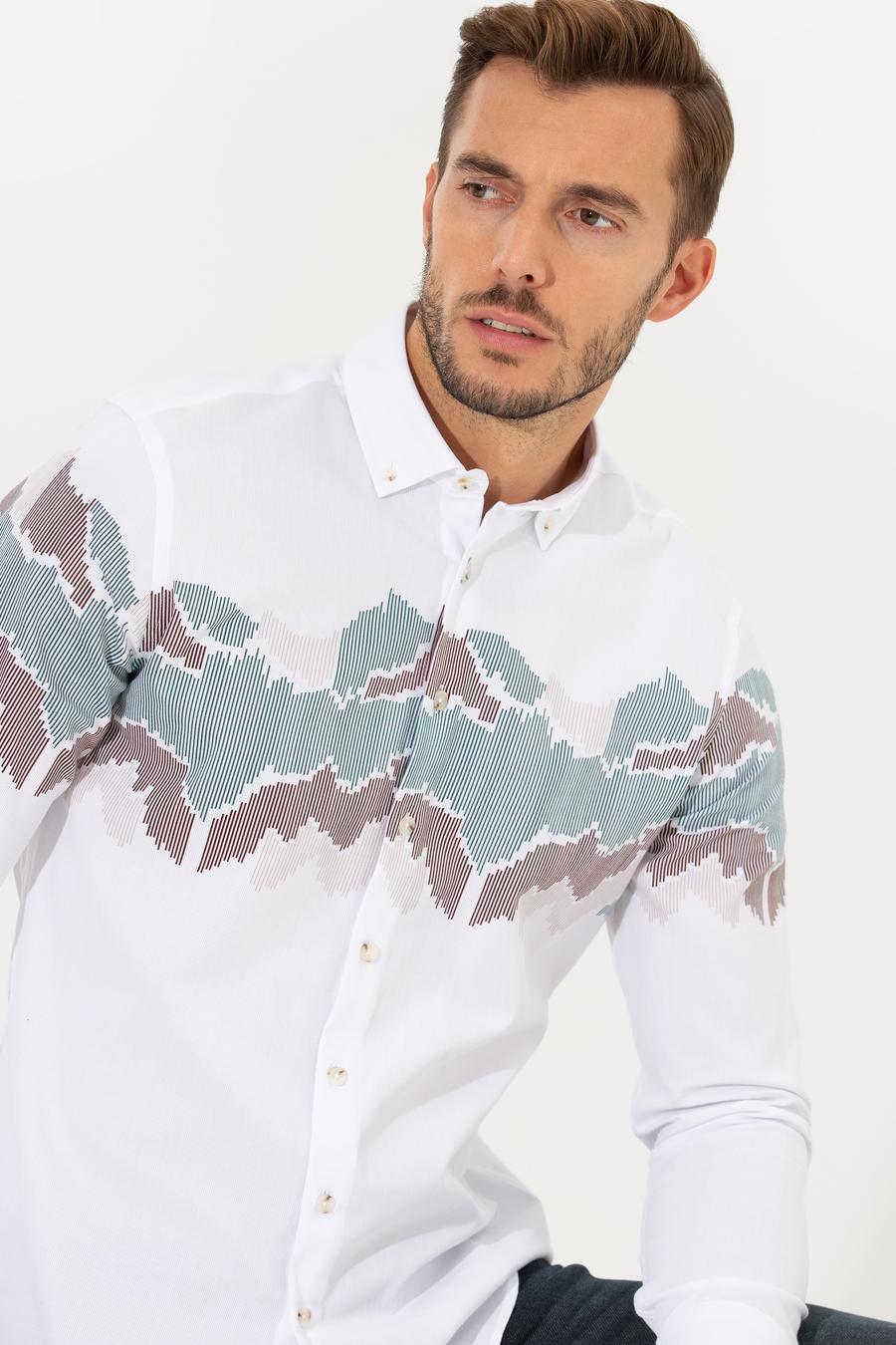 Yeşil Slim Fit Gömlek_0