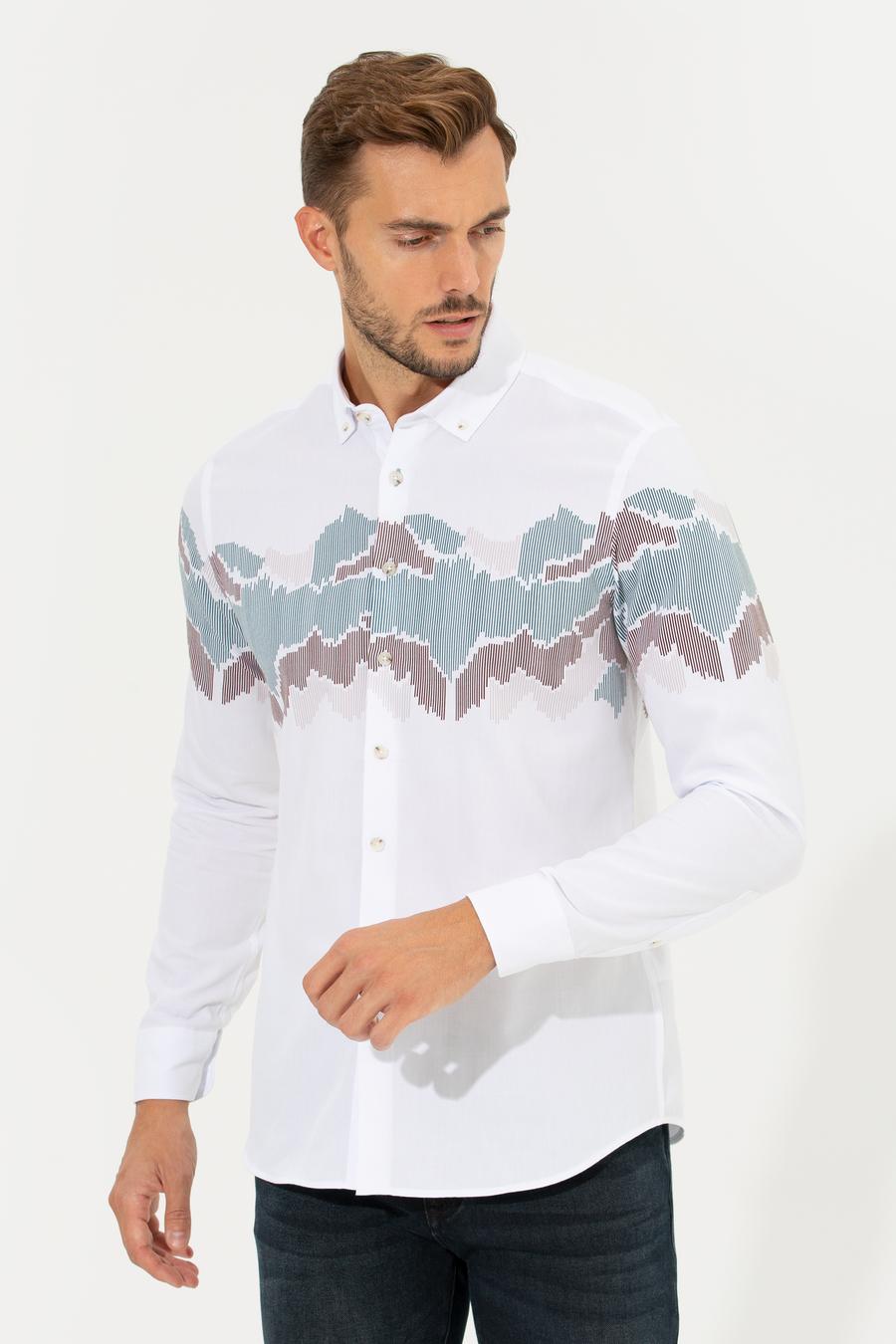 Yeşil Slim Fit Gömlek_2