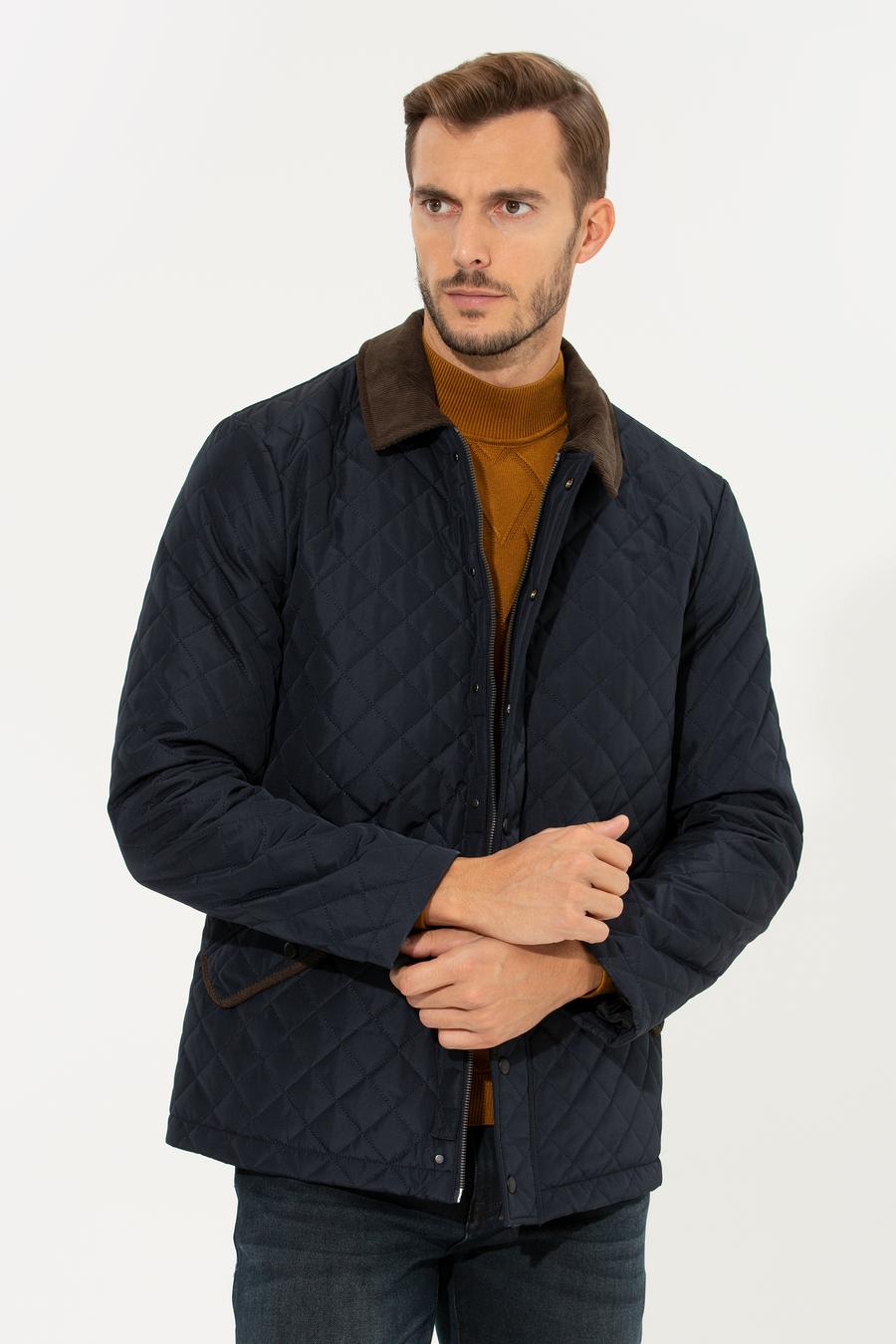 Lacivert Standart Fit Mont_3