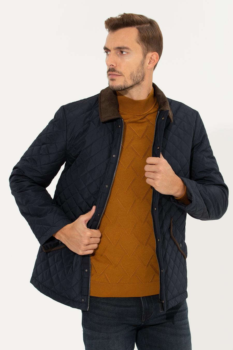 Lacivert Standart Fit Mont_0