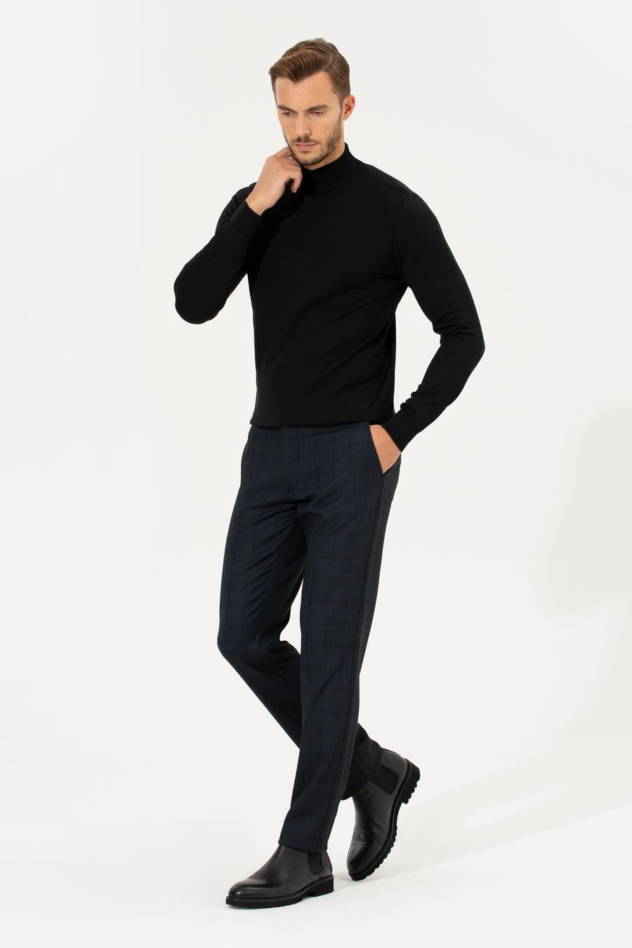 Bı Stretch Lacivert Pantolon_0