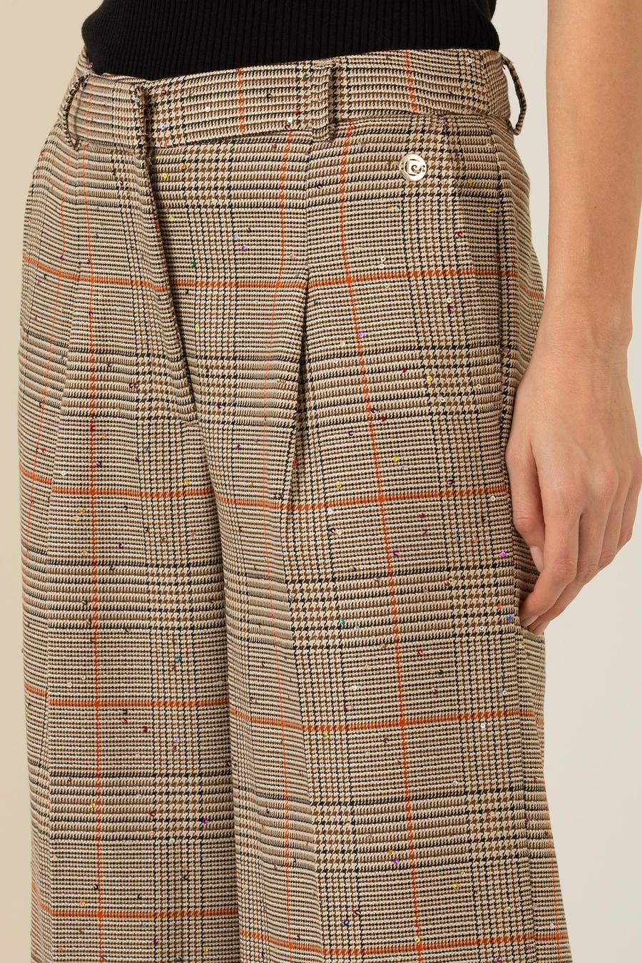 Camel Wide Flare Fit Pantolon_5