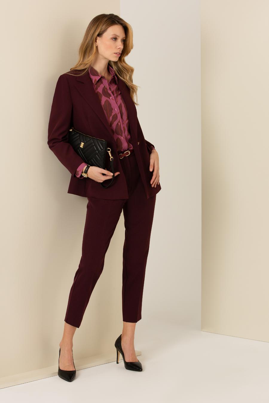 Bordo Regular Fit Ceket_0
