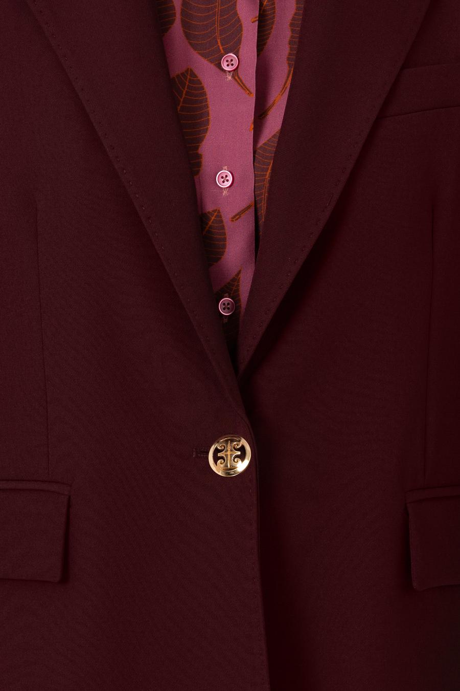 Bordo Regular Fit Ceket_5